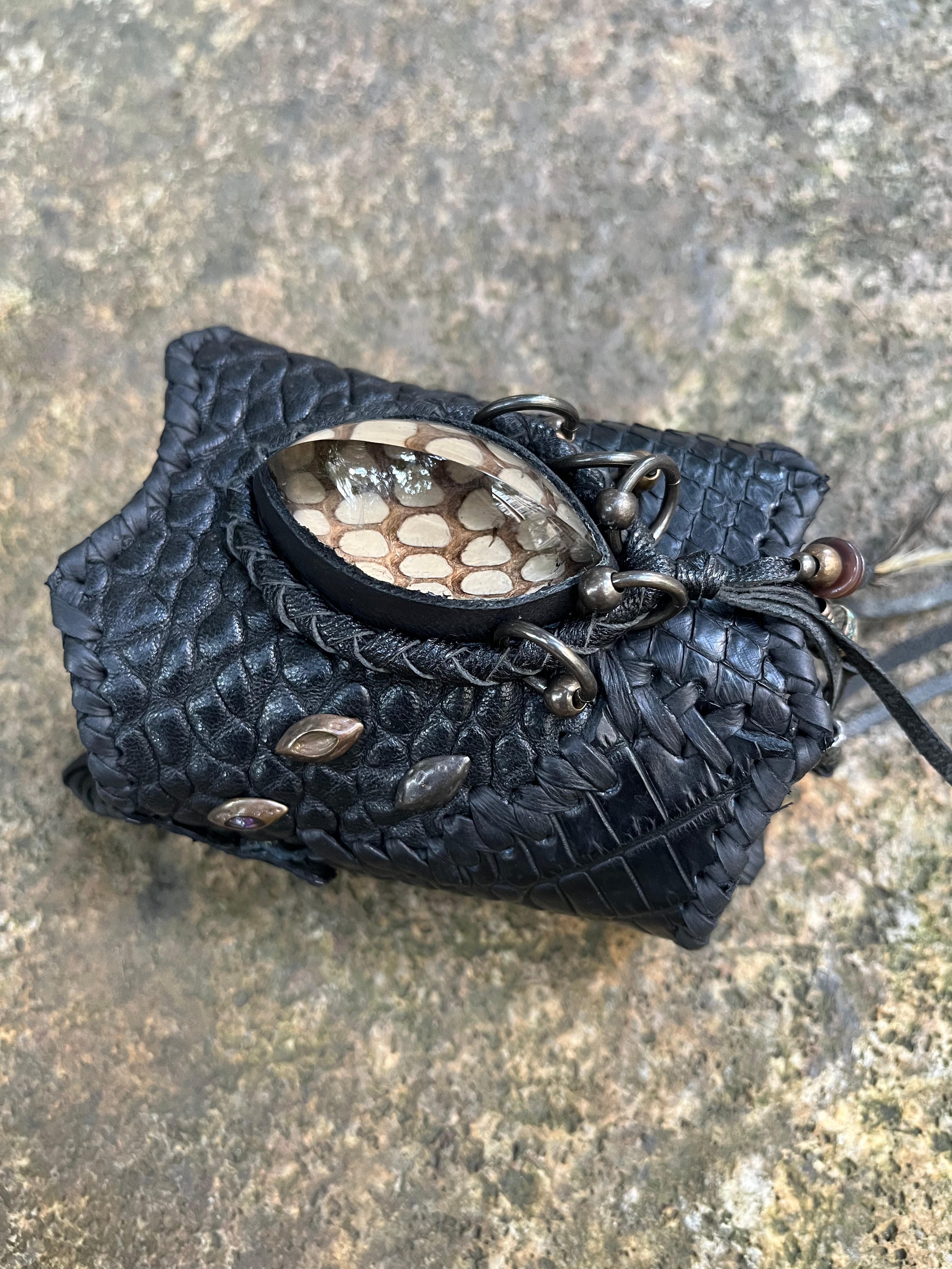 Snakepattern Crystal Bracelet