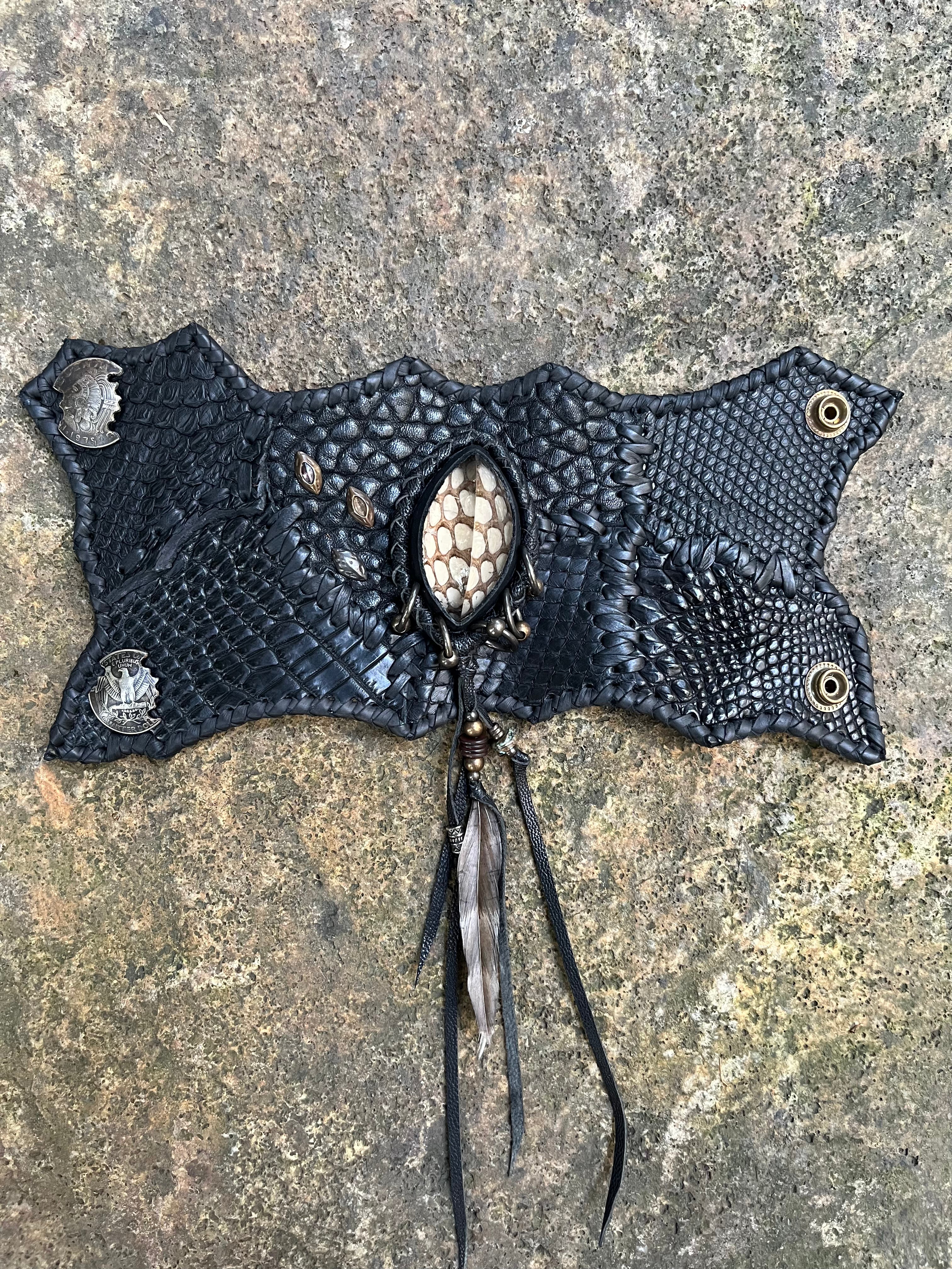 Snakepattern Crystal Bracelet