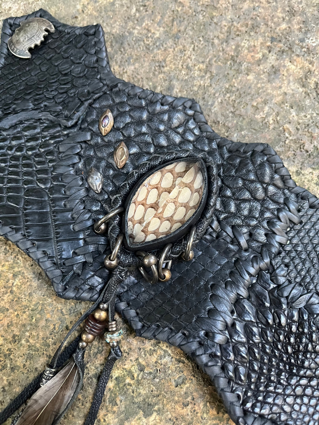 Snakepattern Crystal Bracelet