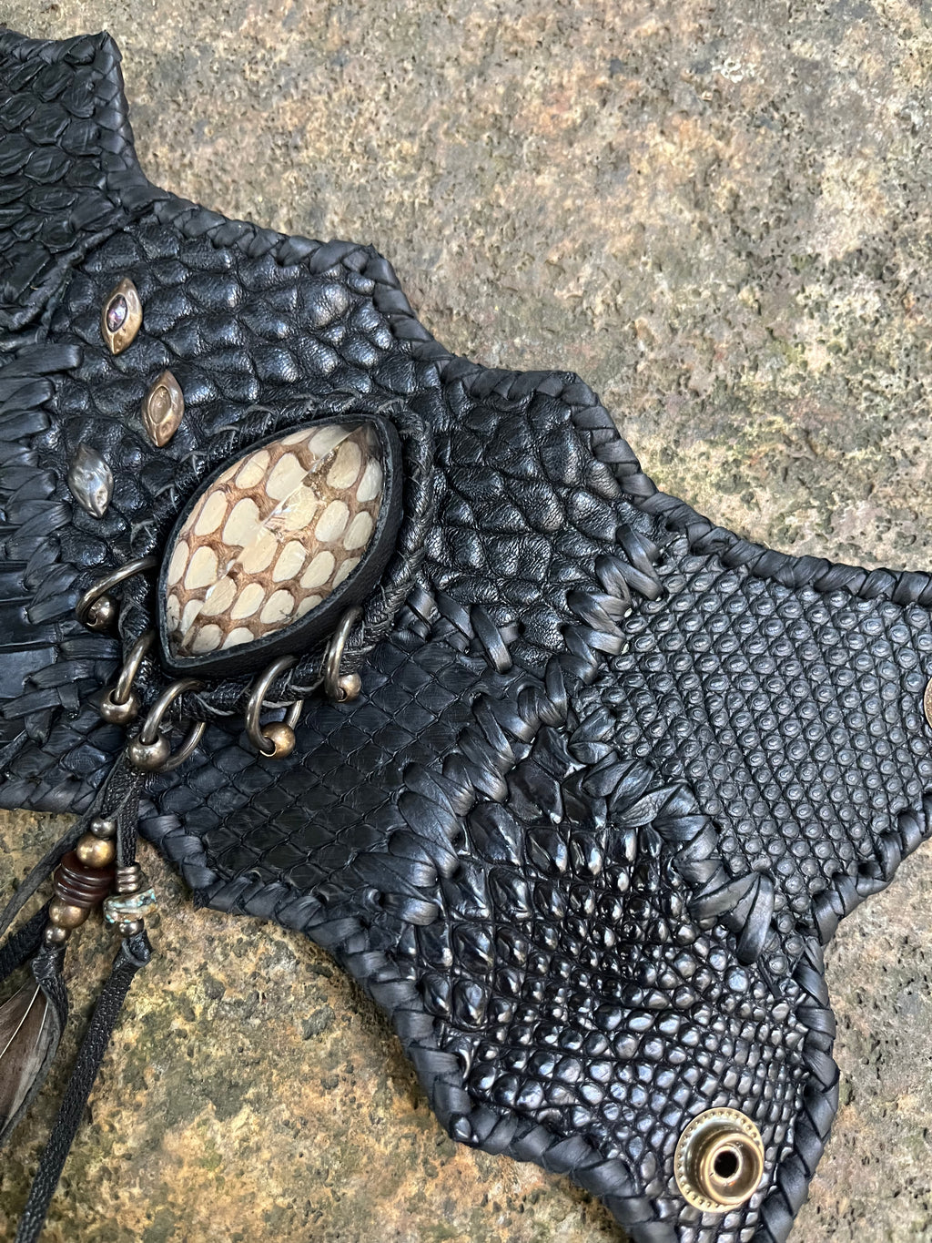 Snakepattern Crystal Bracelet