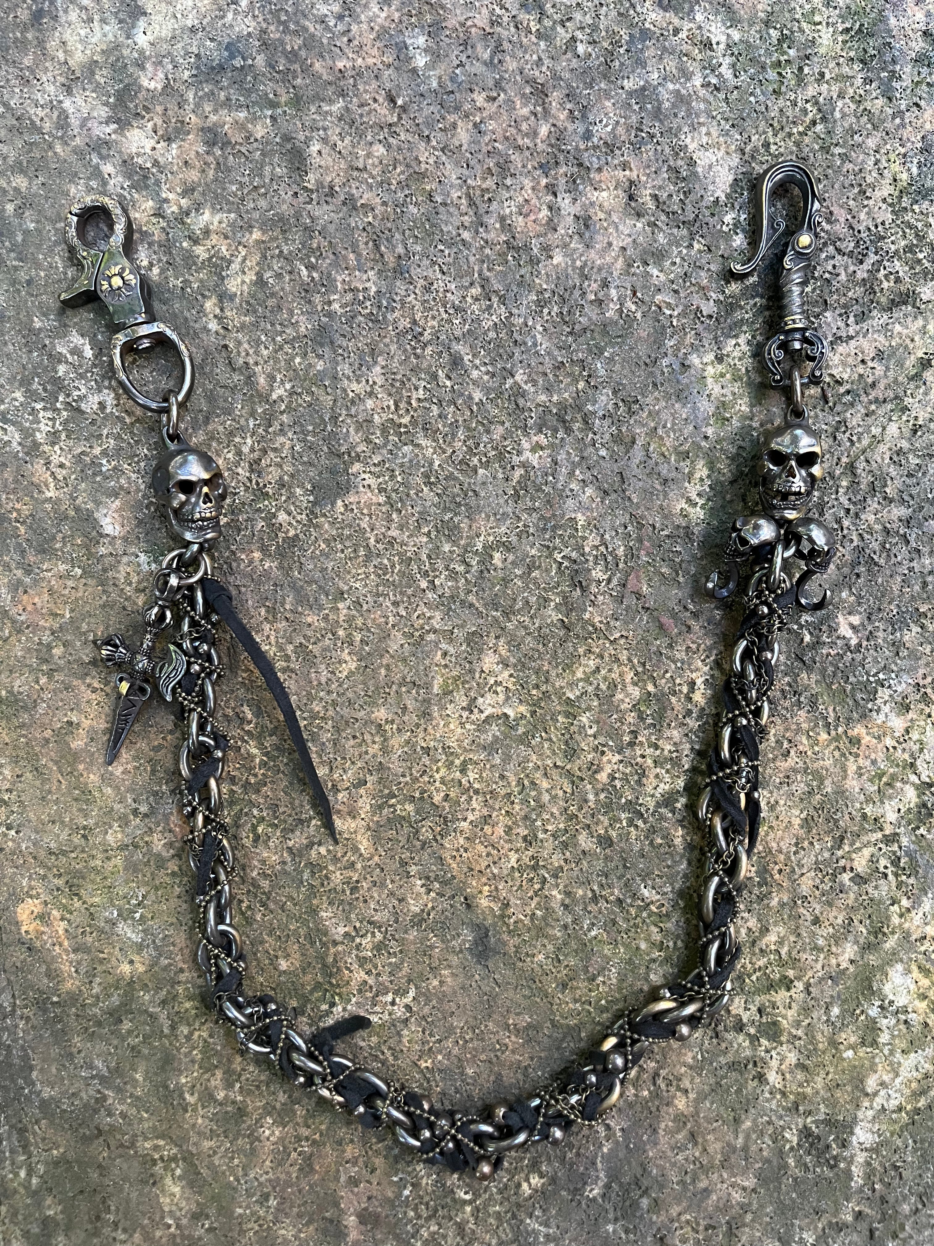 Skull #02 Wallet Chain