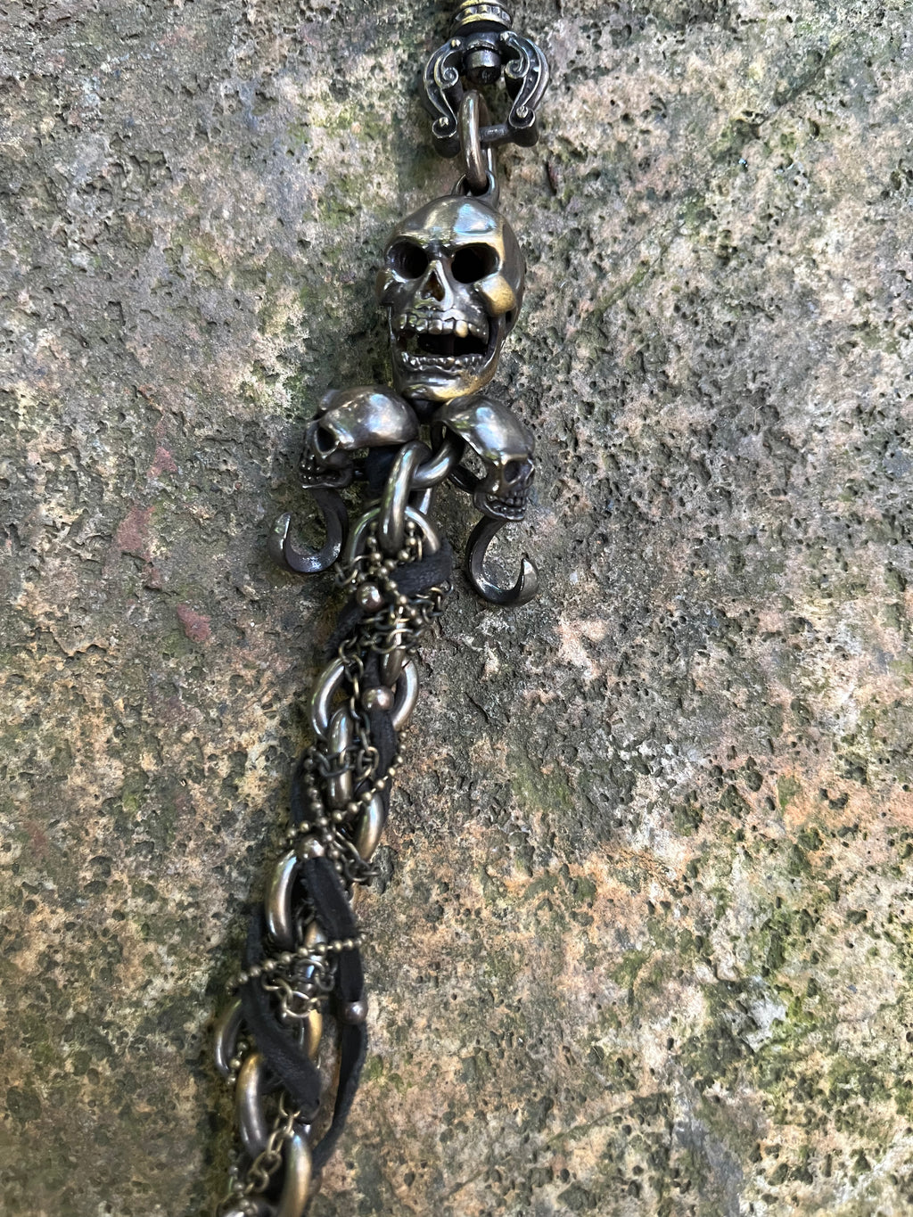 Skull #02 Wallet Chain