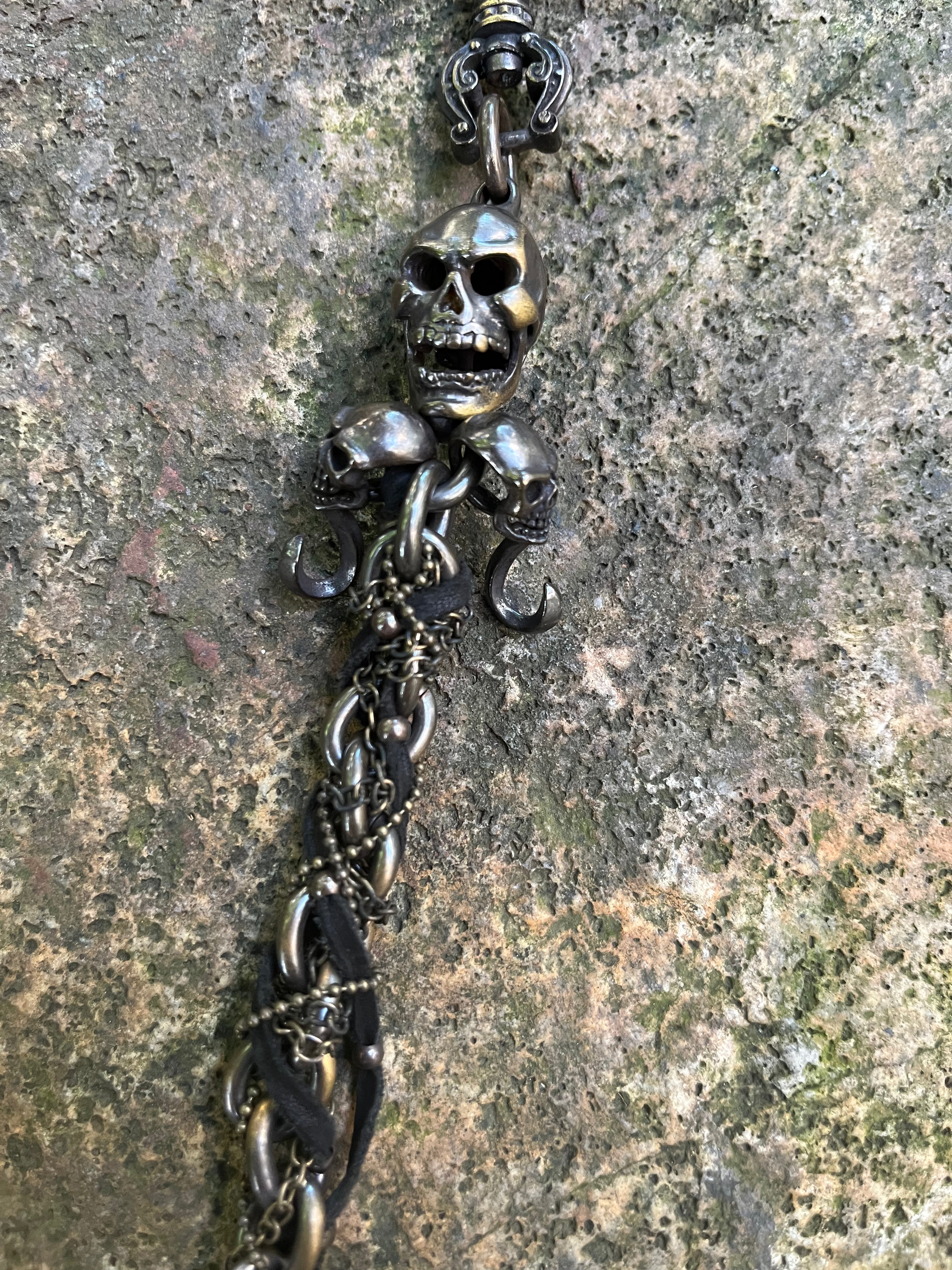 Skull #02 Wallet Chain