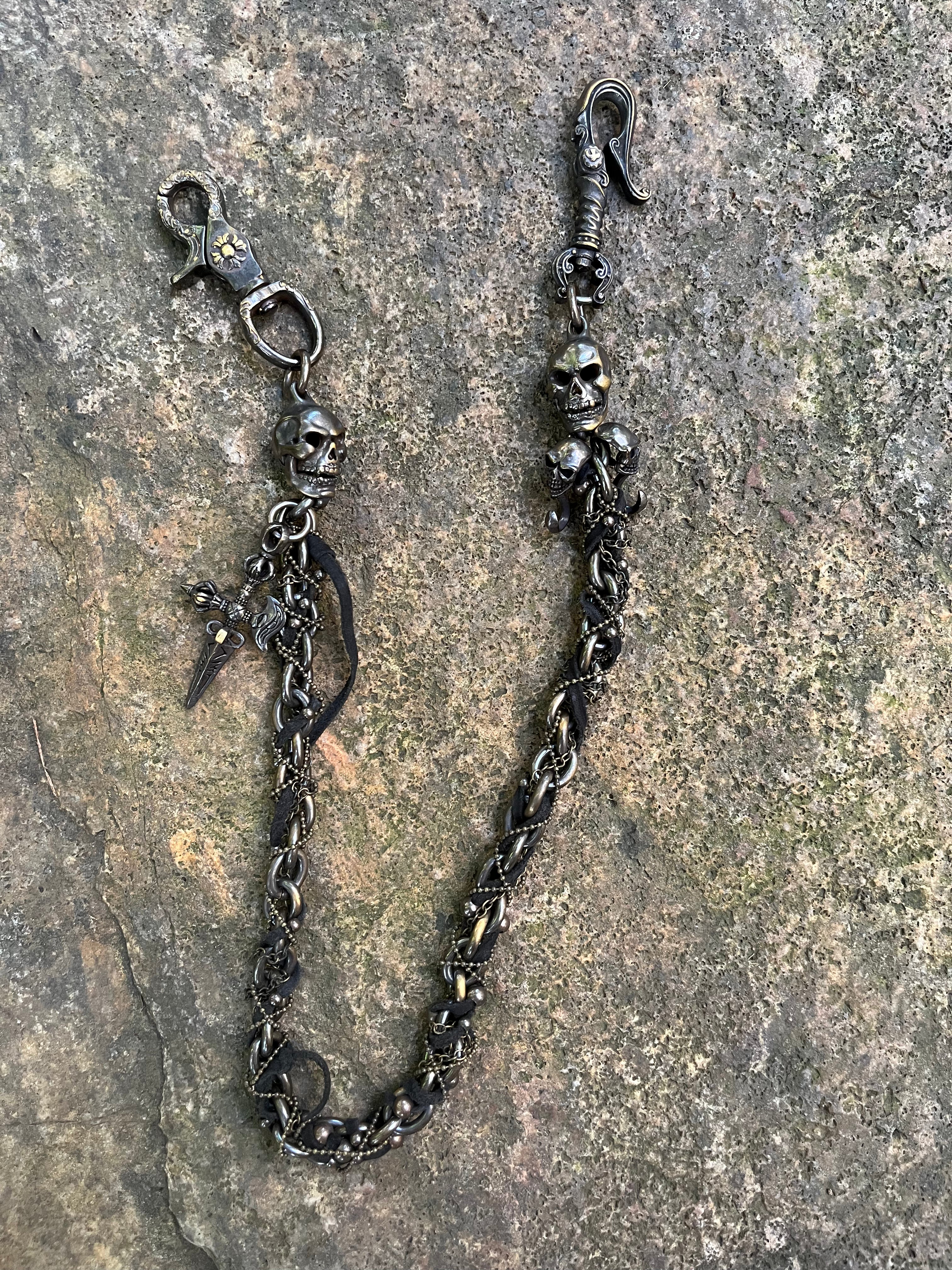 Skull #02 Wallet Chain