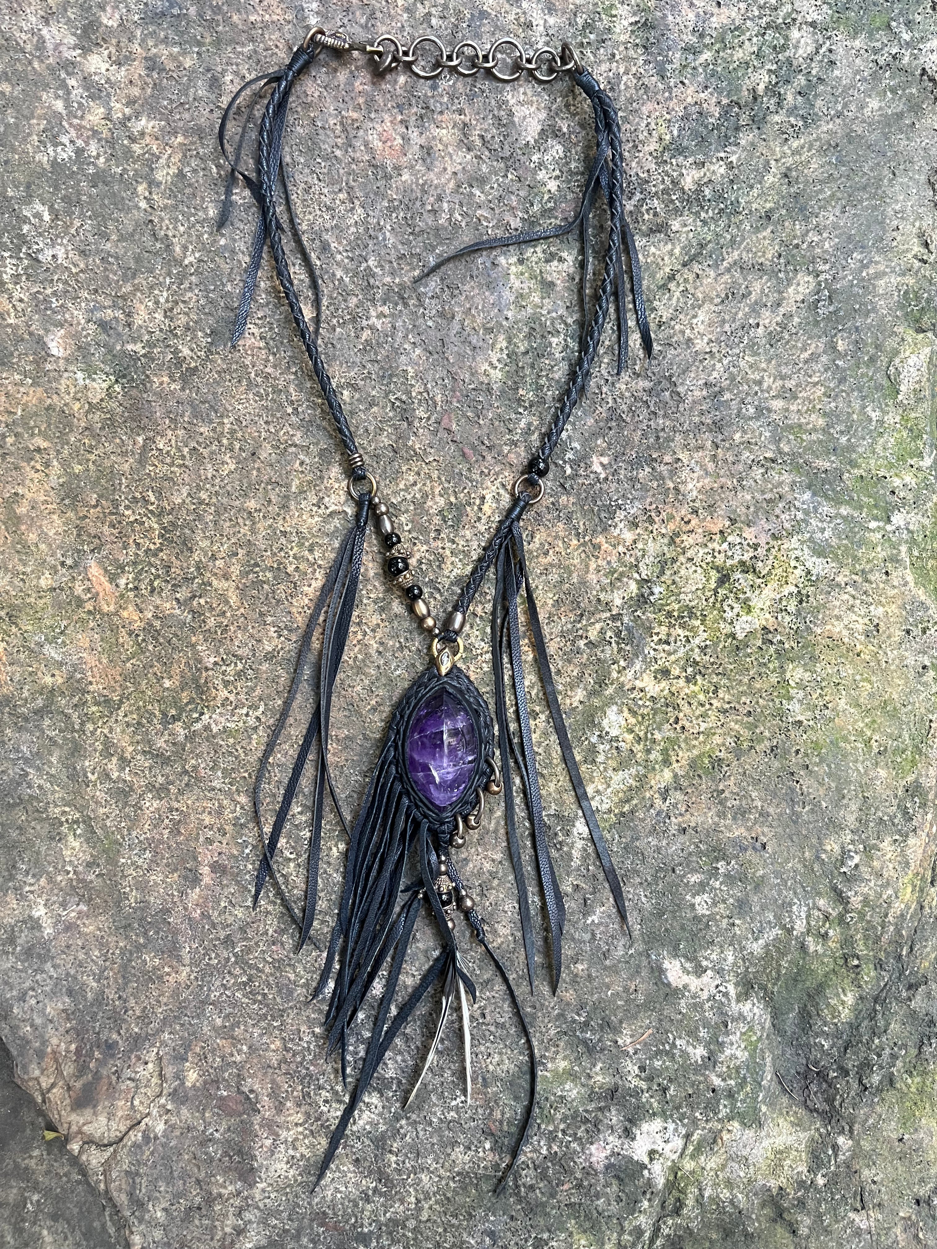 Amethyst Necklace #03