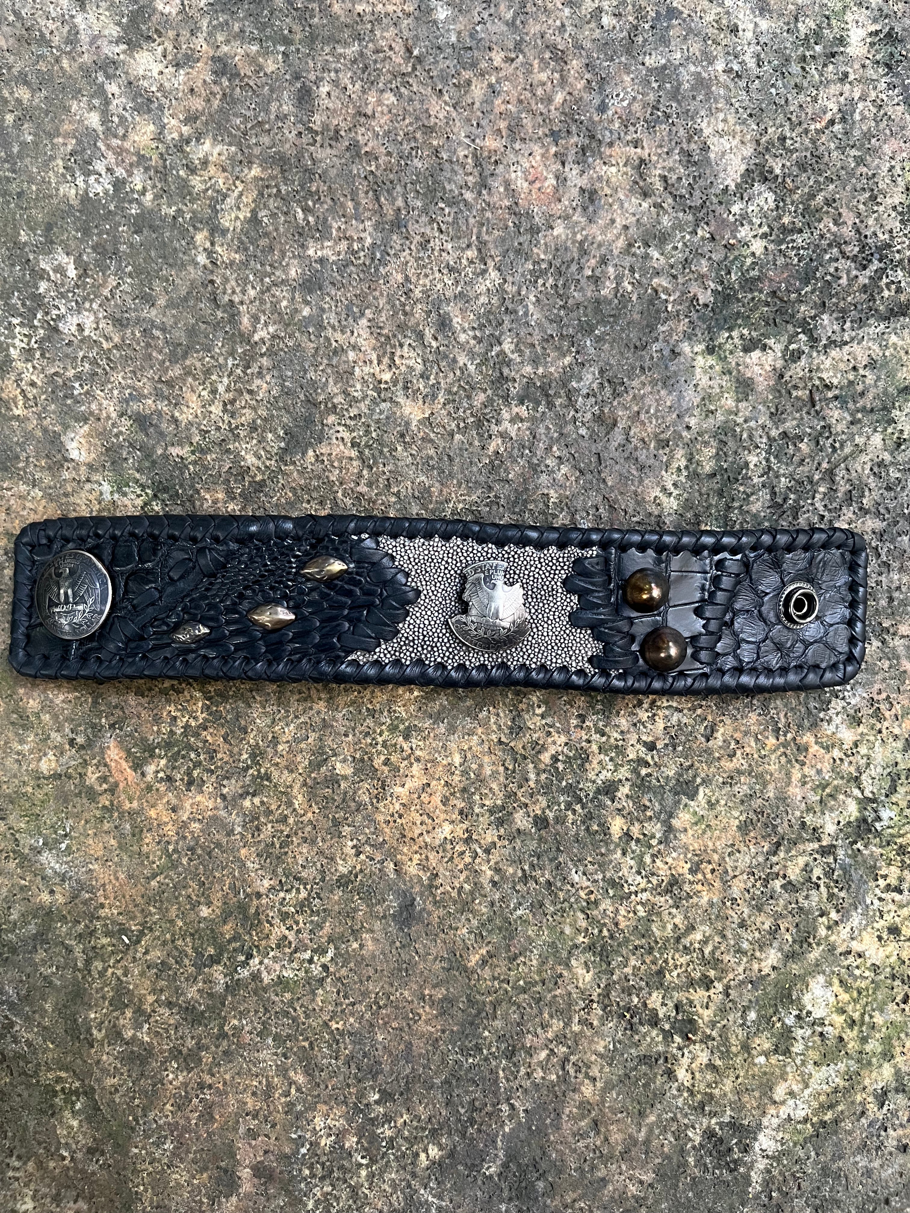 Exotic Leather Bracelet