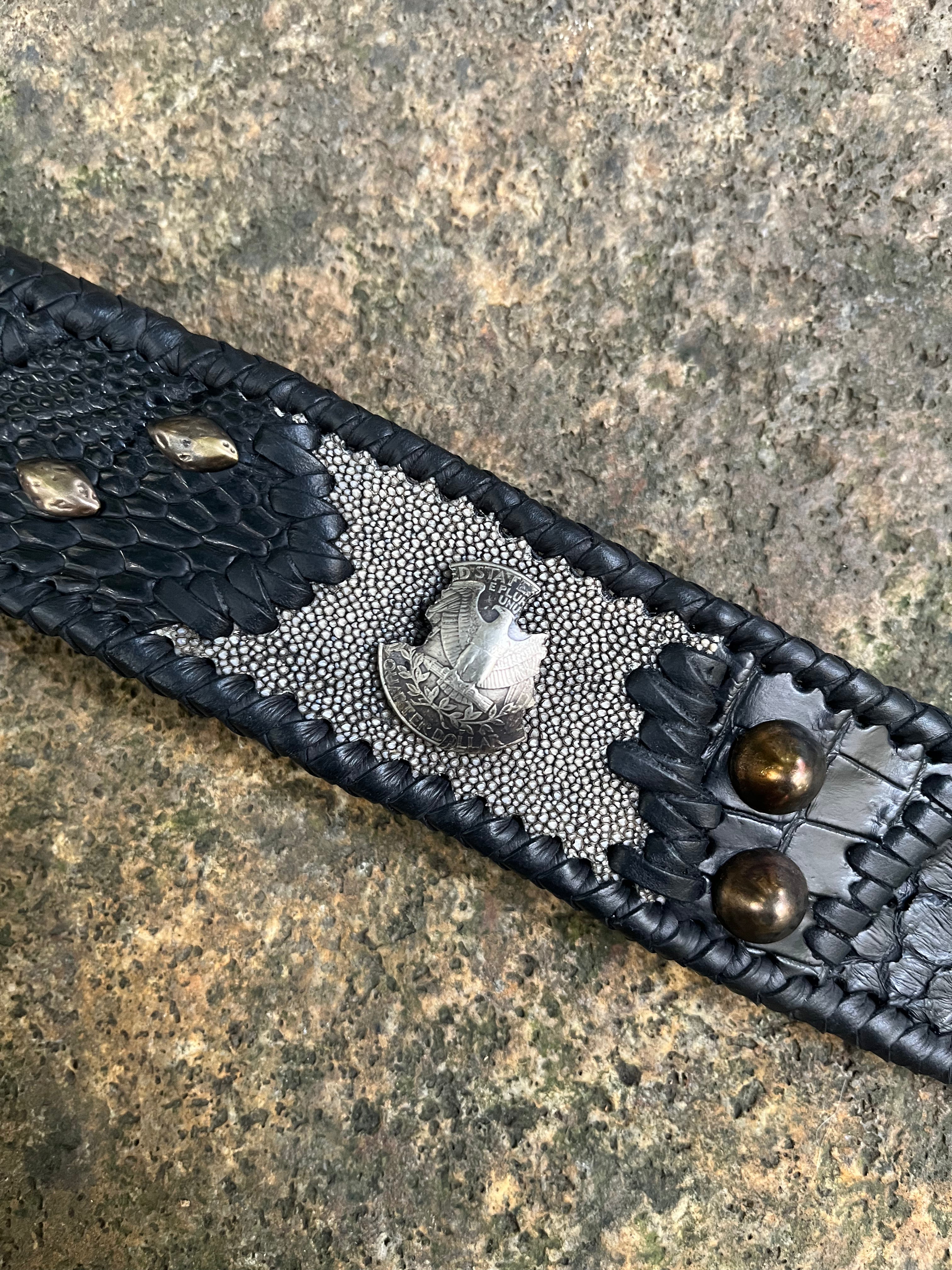 Exotic Leather Bracelet