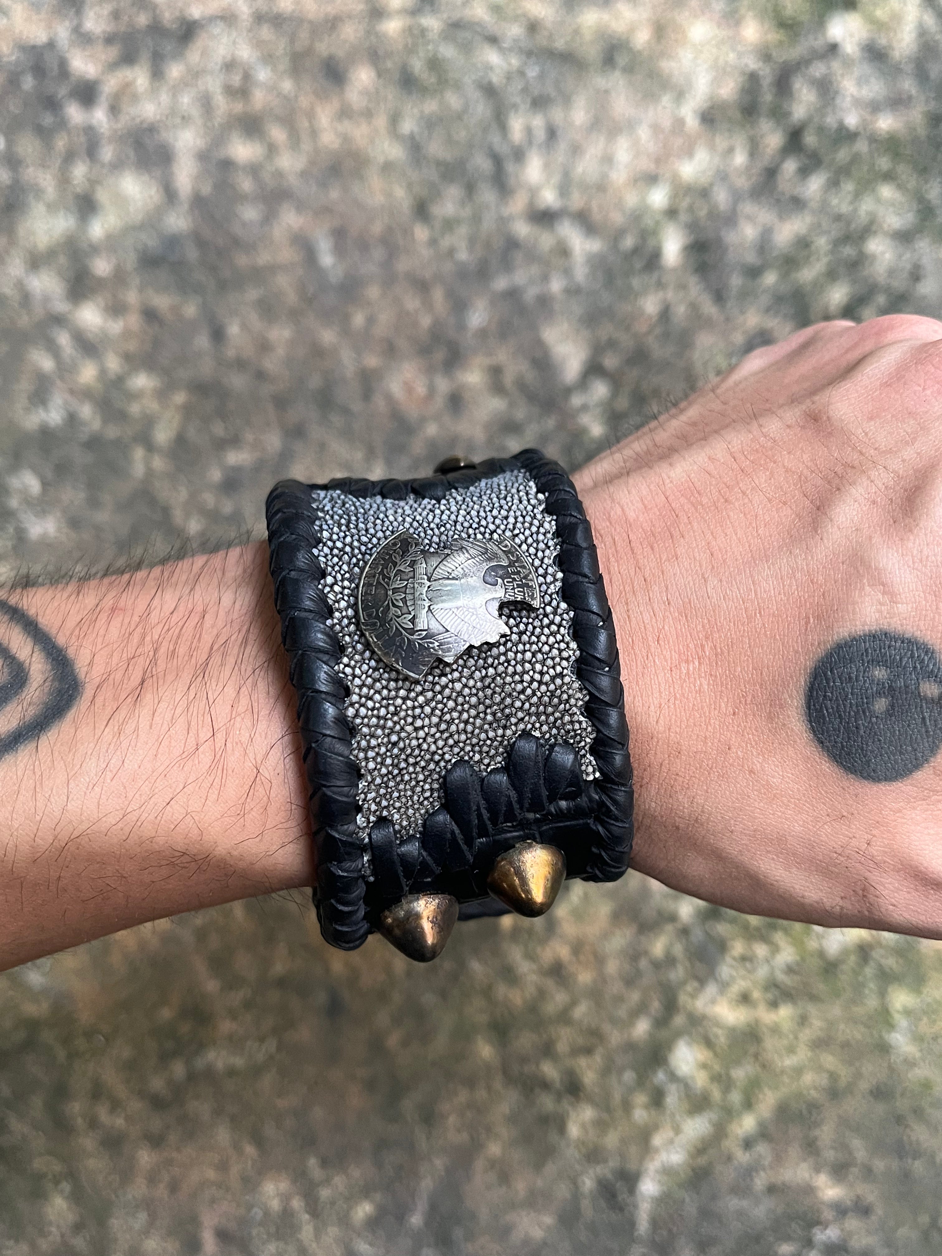 Exotic Leather Bracelet