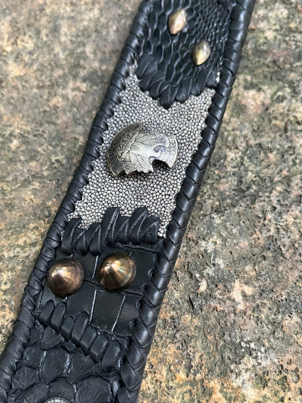Exotic Leather Bracelet