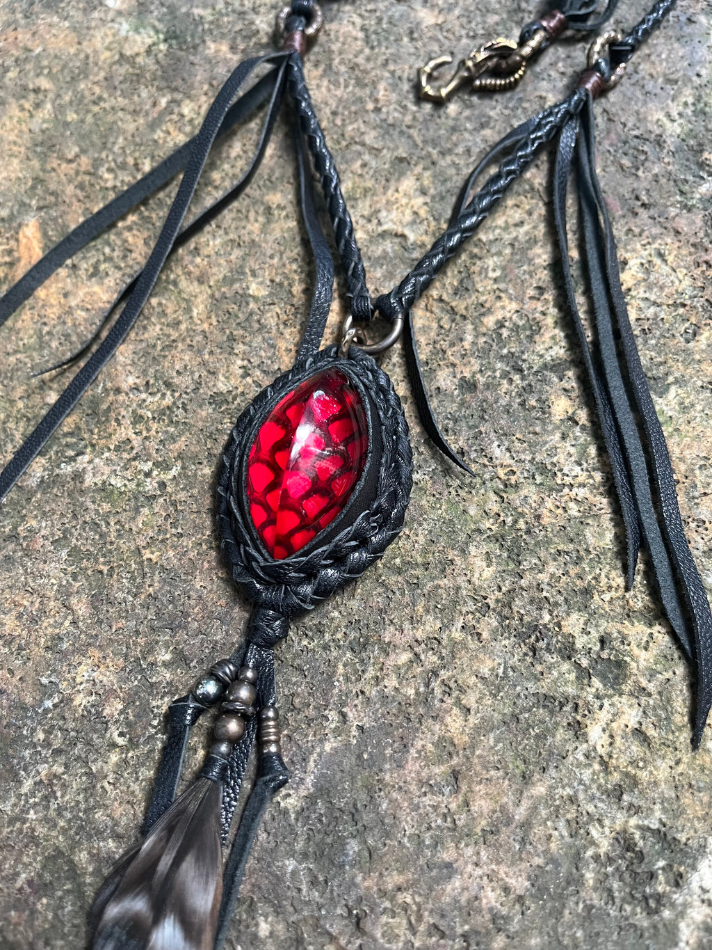 Eye of Crimson Necklace