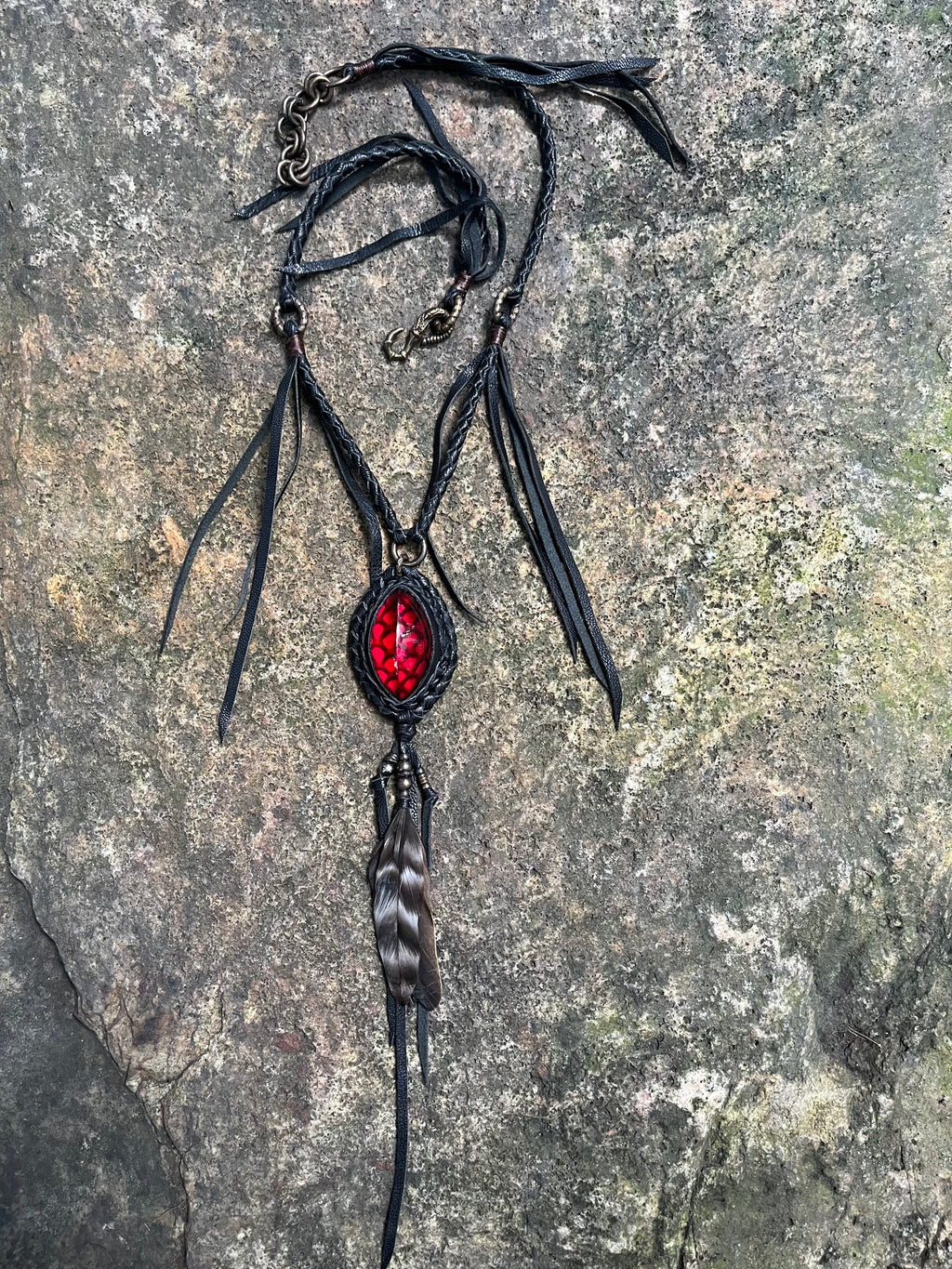 Eye of Crimson Necklace