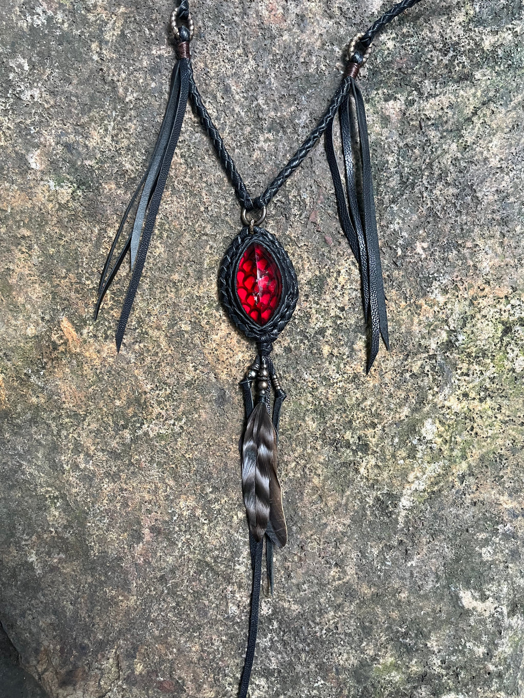 Eye of Crimson Necklace