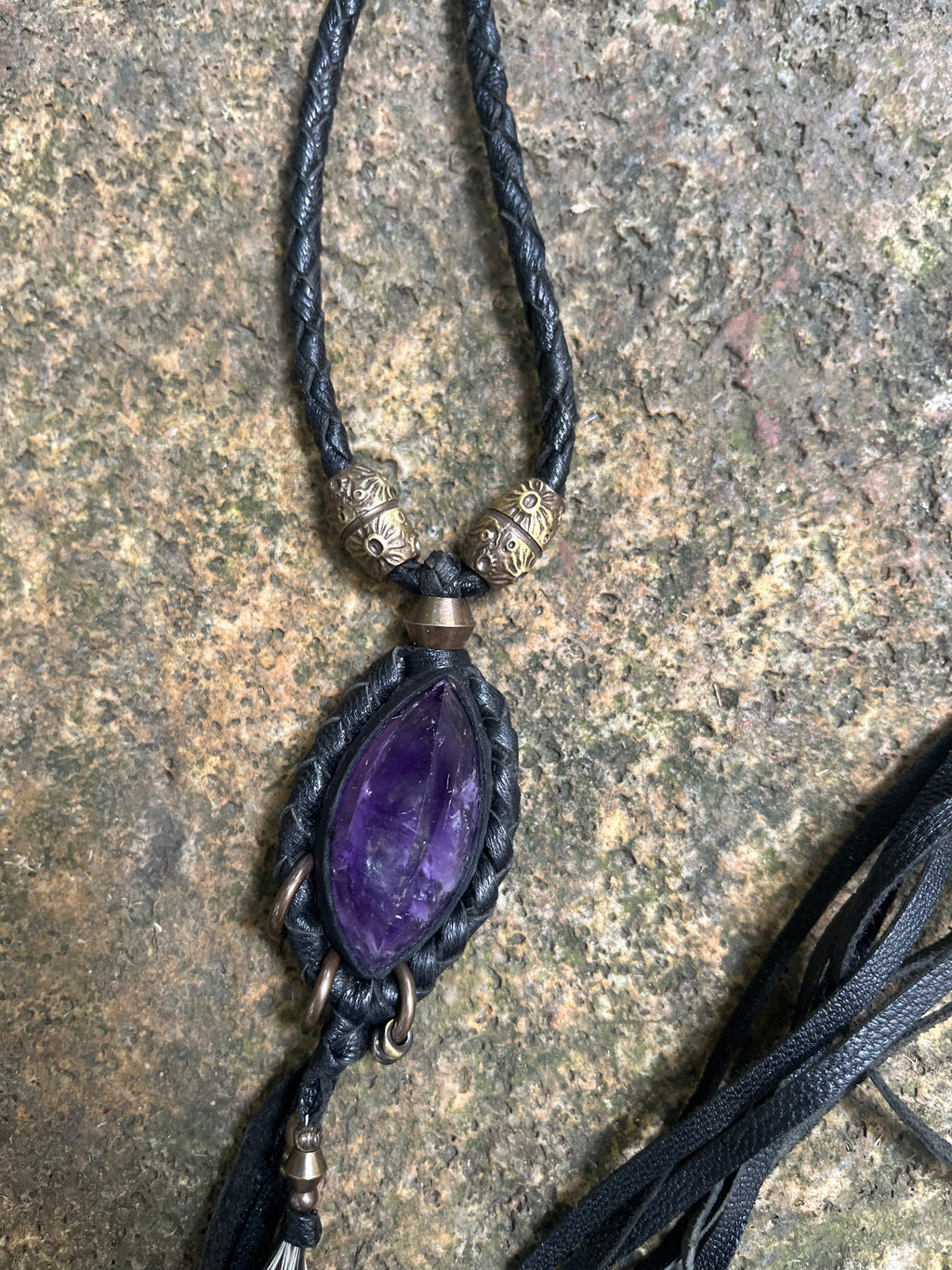 Amethyst necklace #01