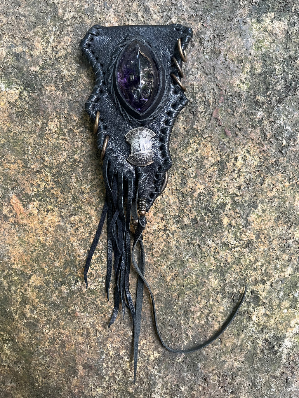 Amethyst Keychain