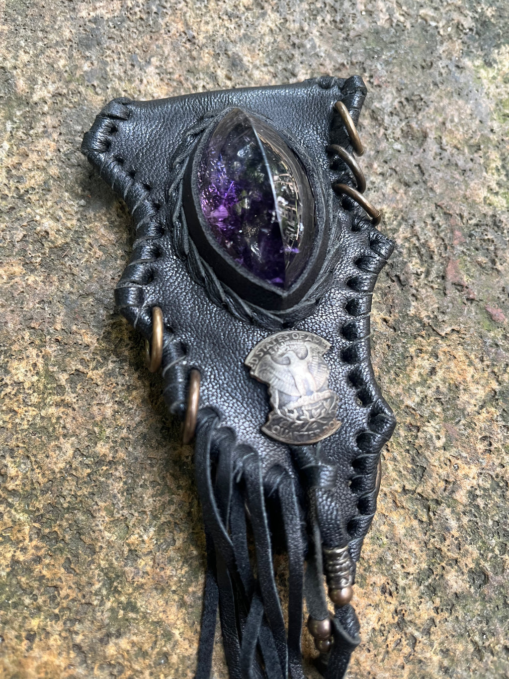 Amethyst Keychain