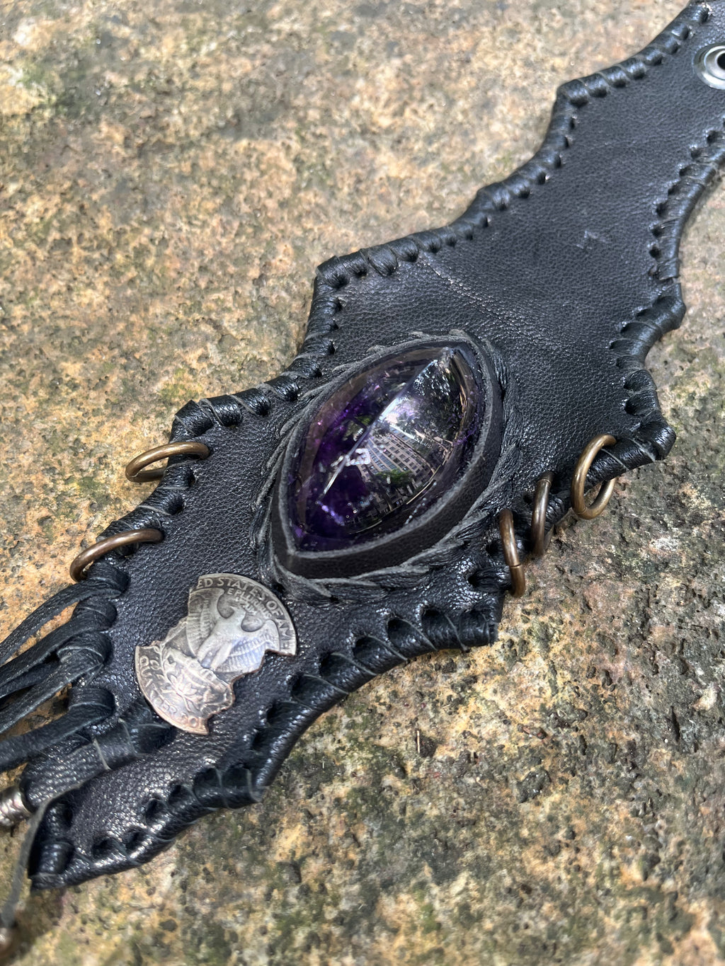 Amethyst Keychain