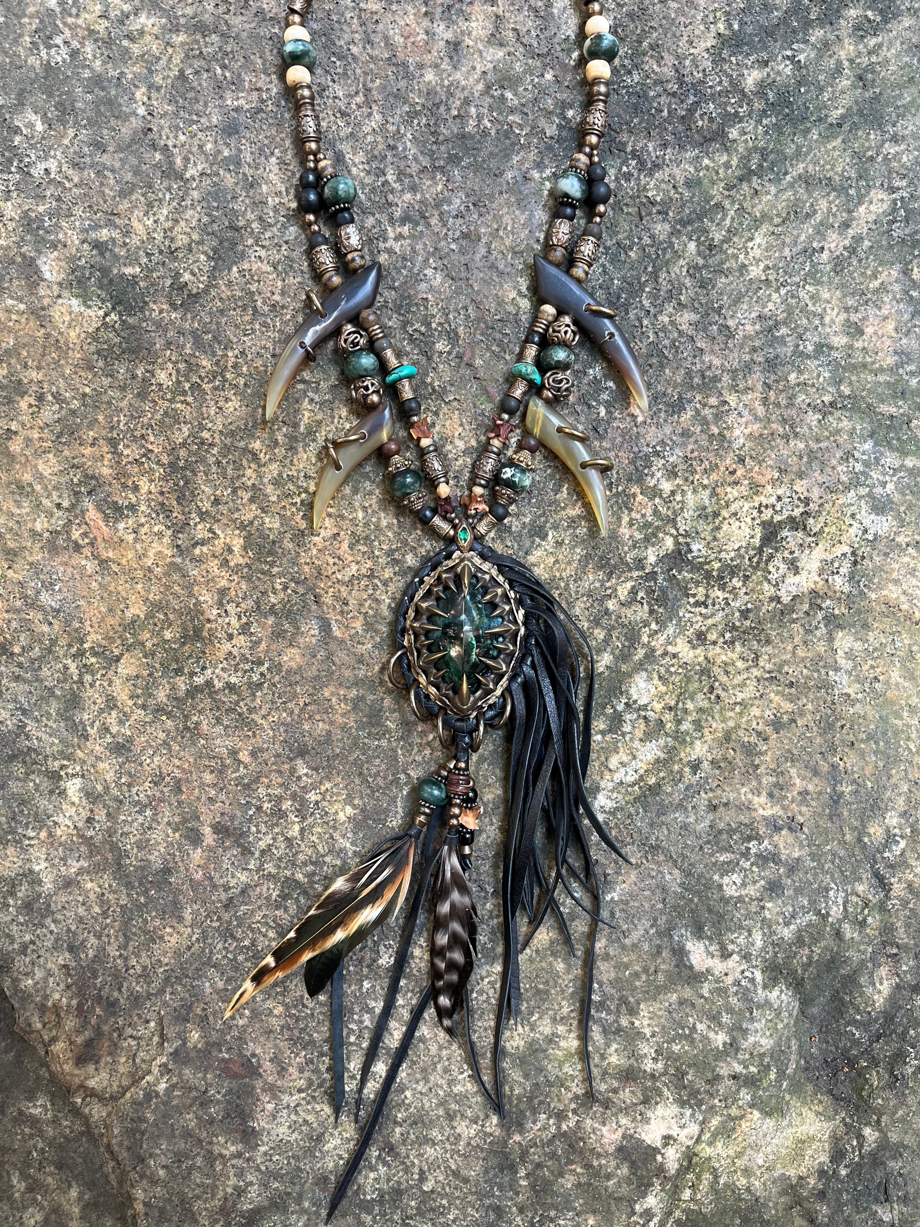 Prickle of Jade #02 Necklace [1-of-1]