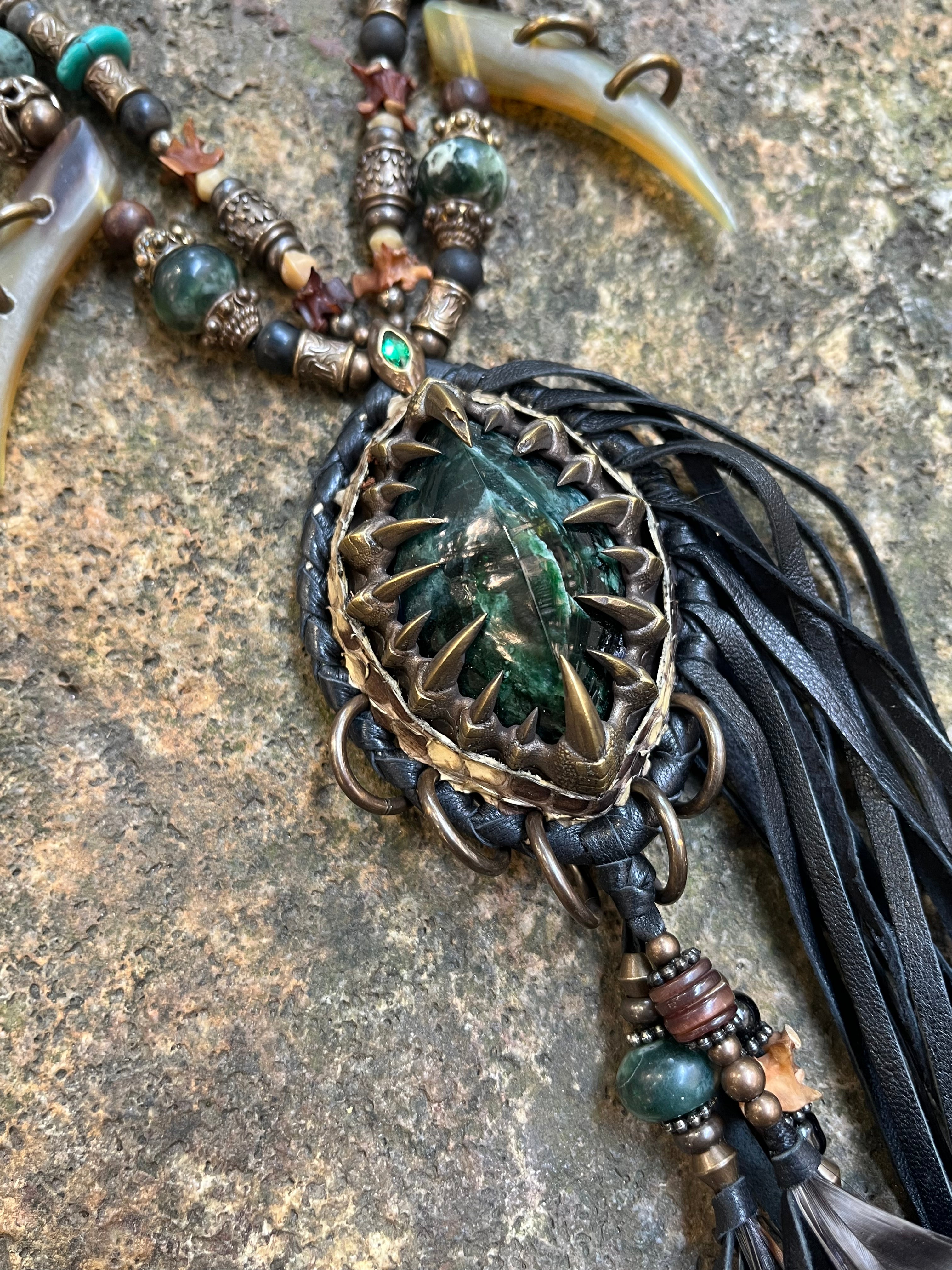 Prickle of Jade #02 Necklace [1-of-1]