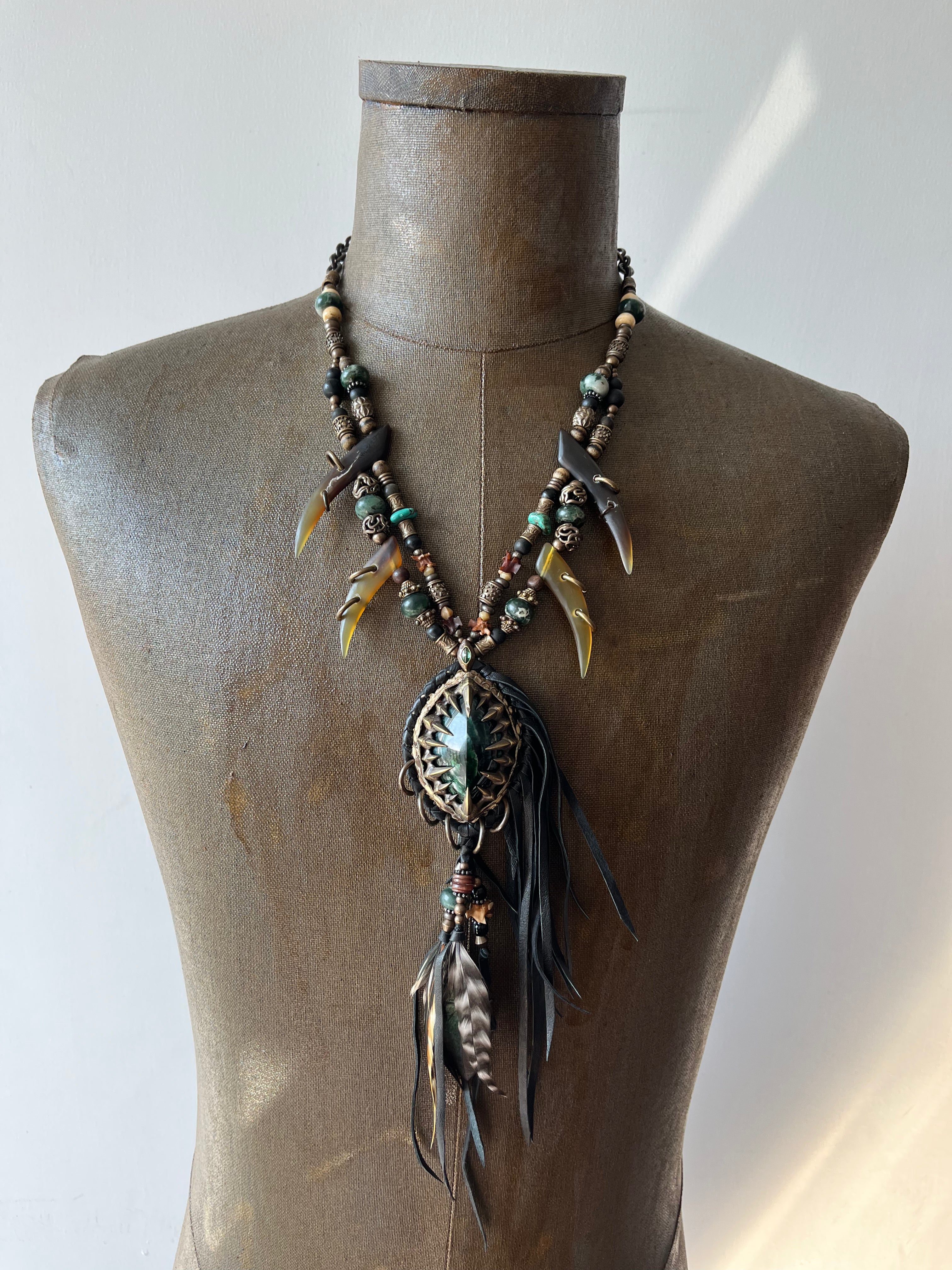 Prickle of Jade #02 Necklace [1-of-1]