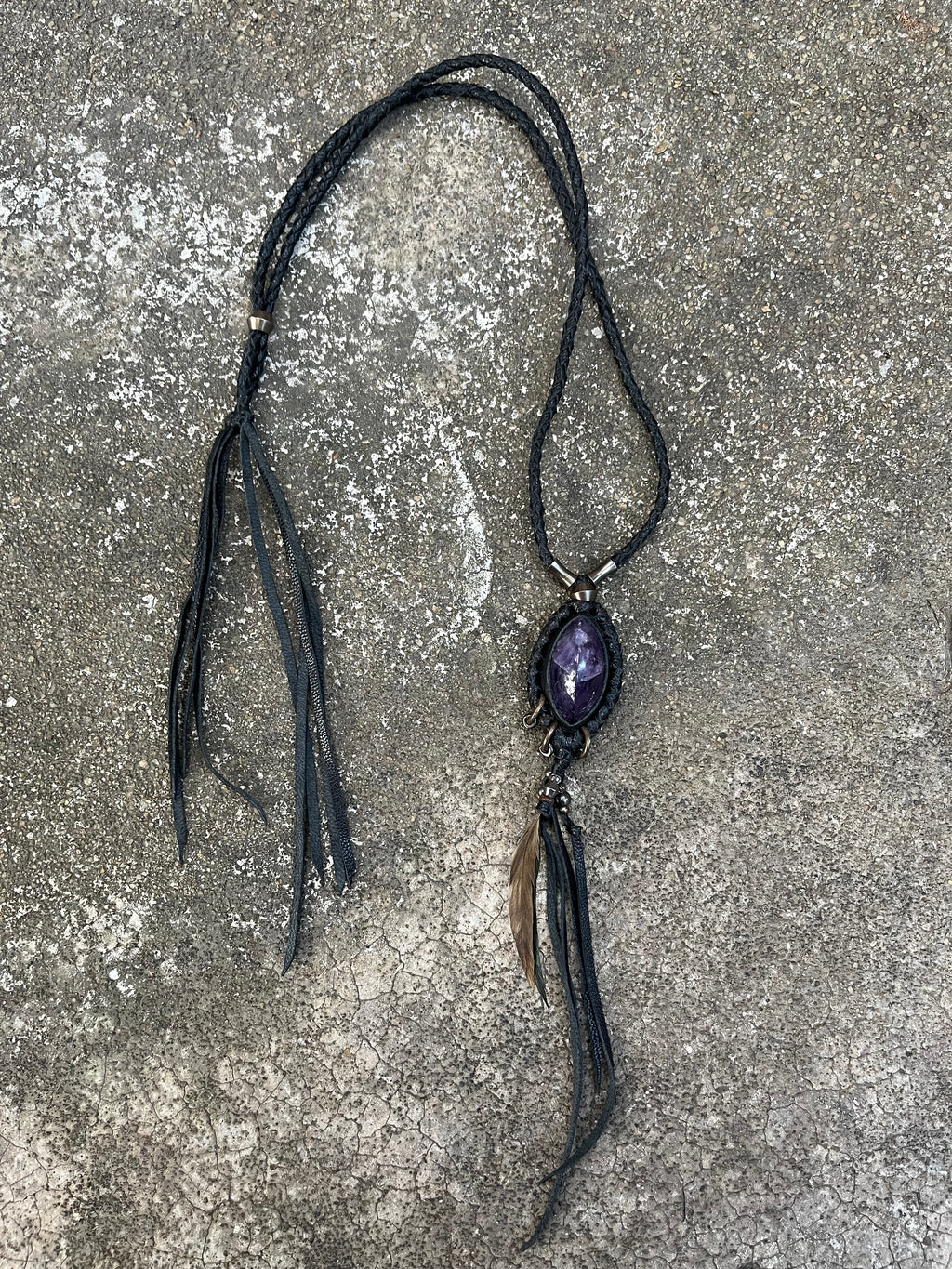 Amethyst necklace #01