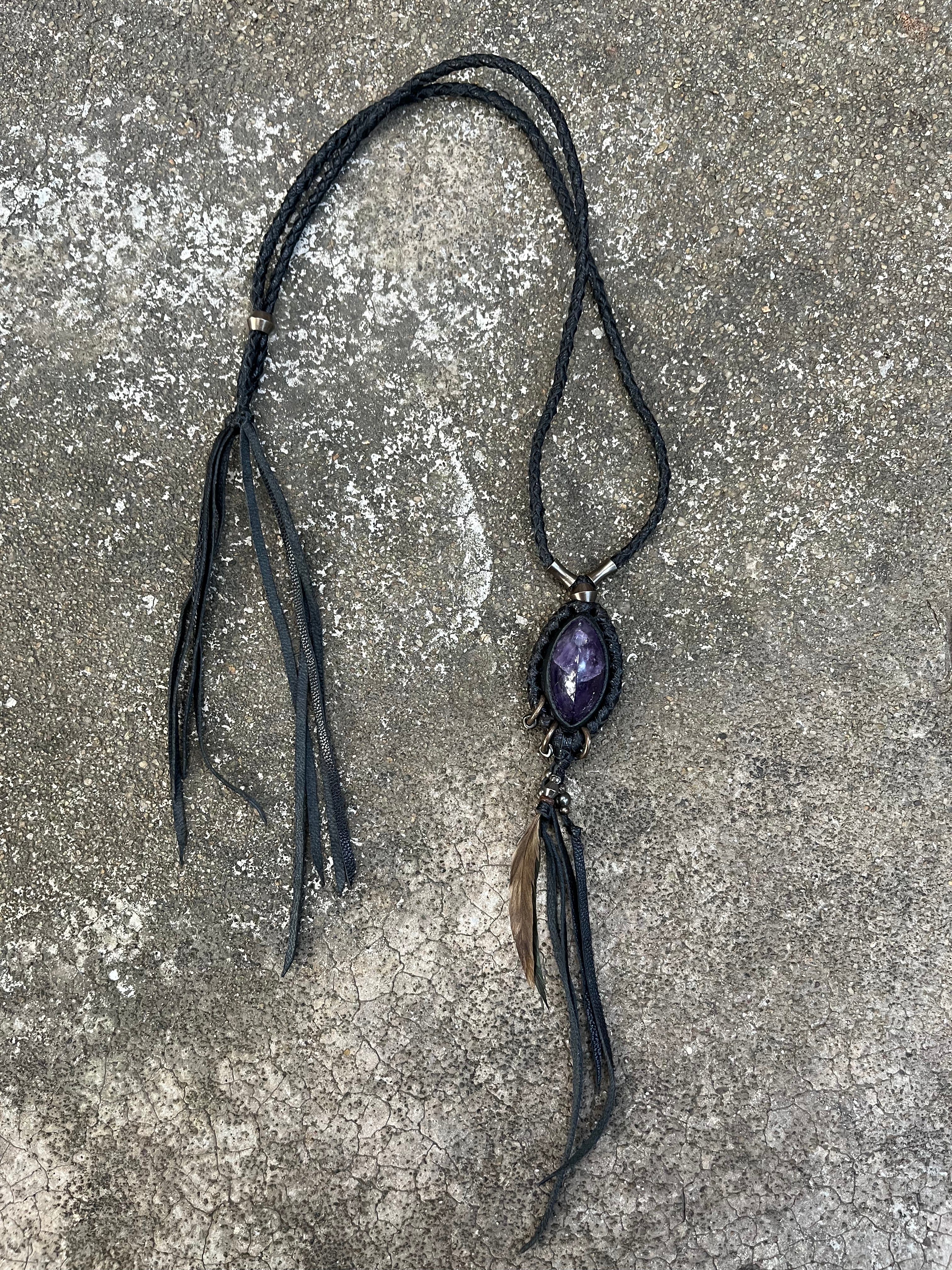 Amethyst necklace #01