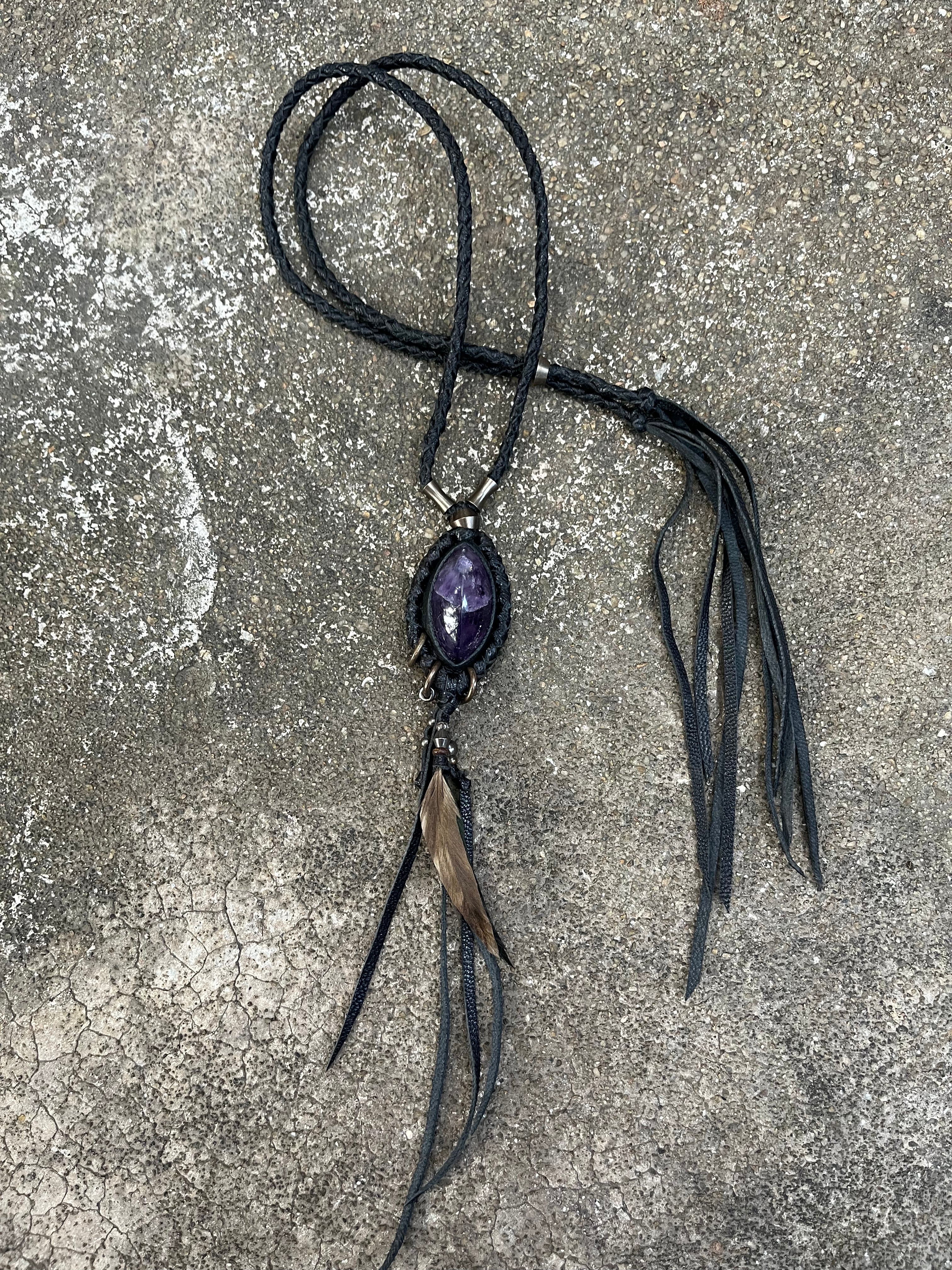 Amethyst necklace #01