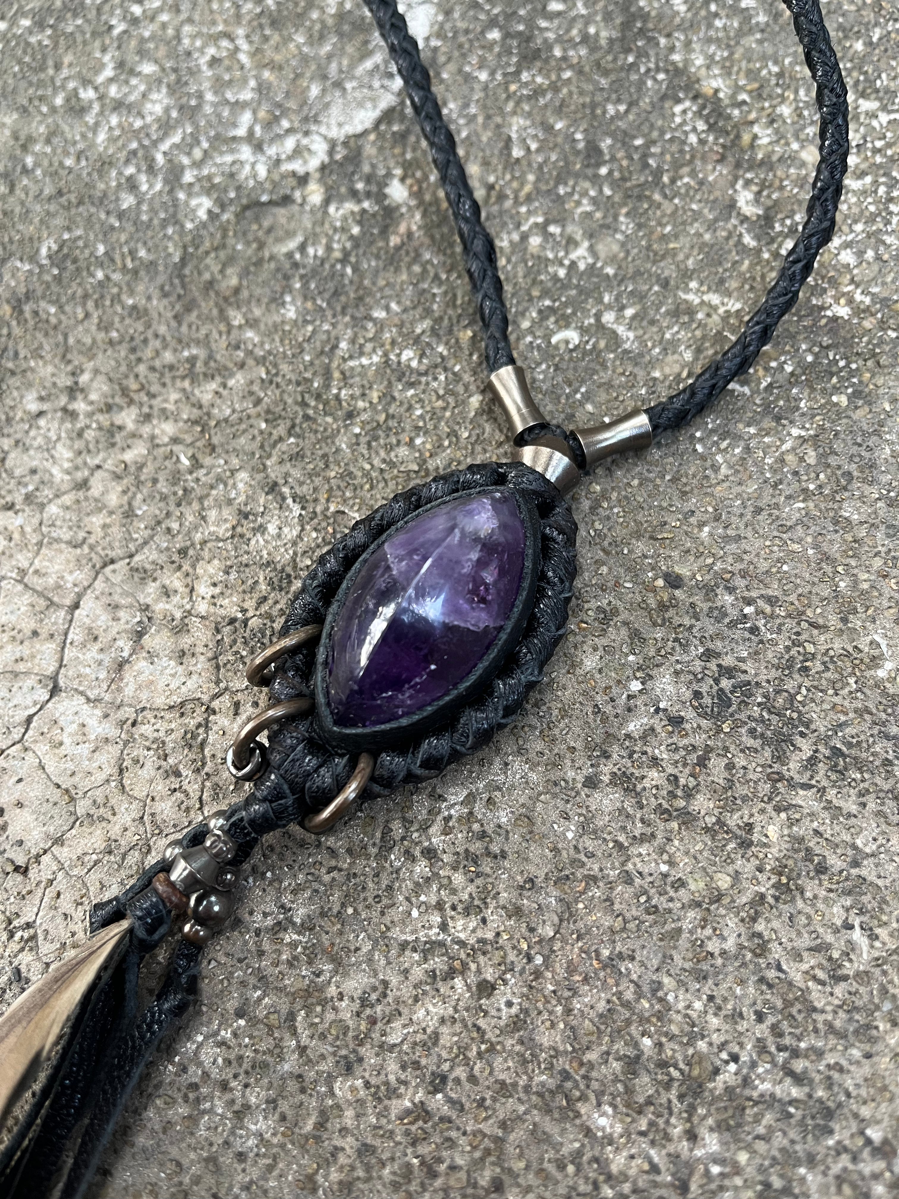 Amethyst necklace #01