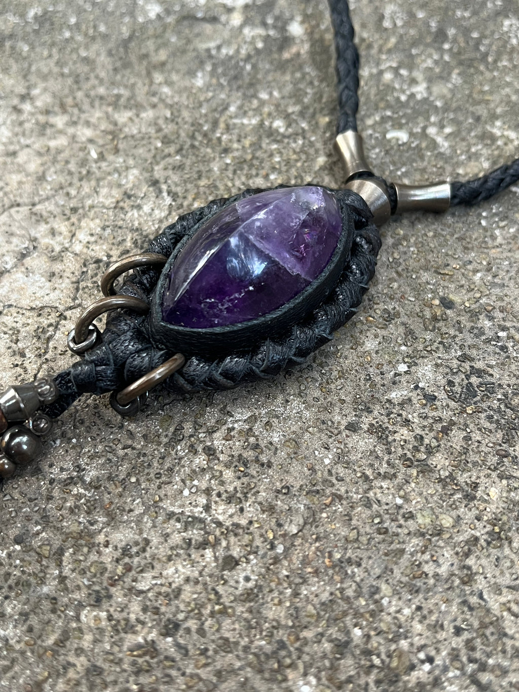Amethyst necklace #01