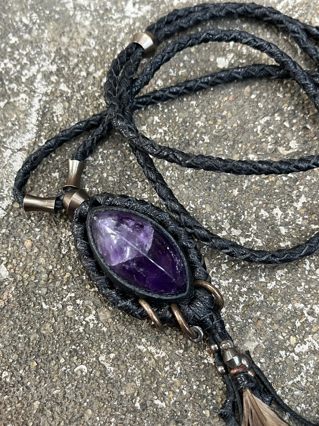 Amethyst necklace #01