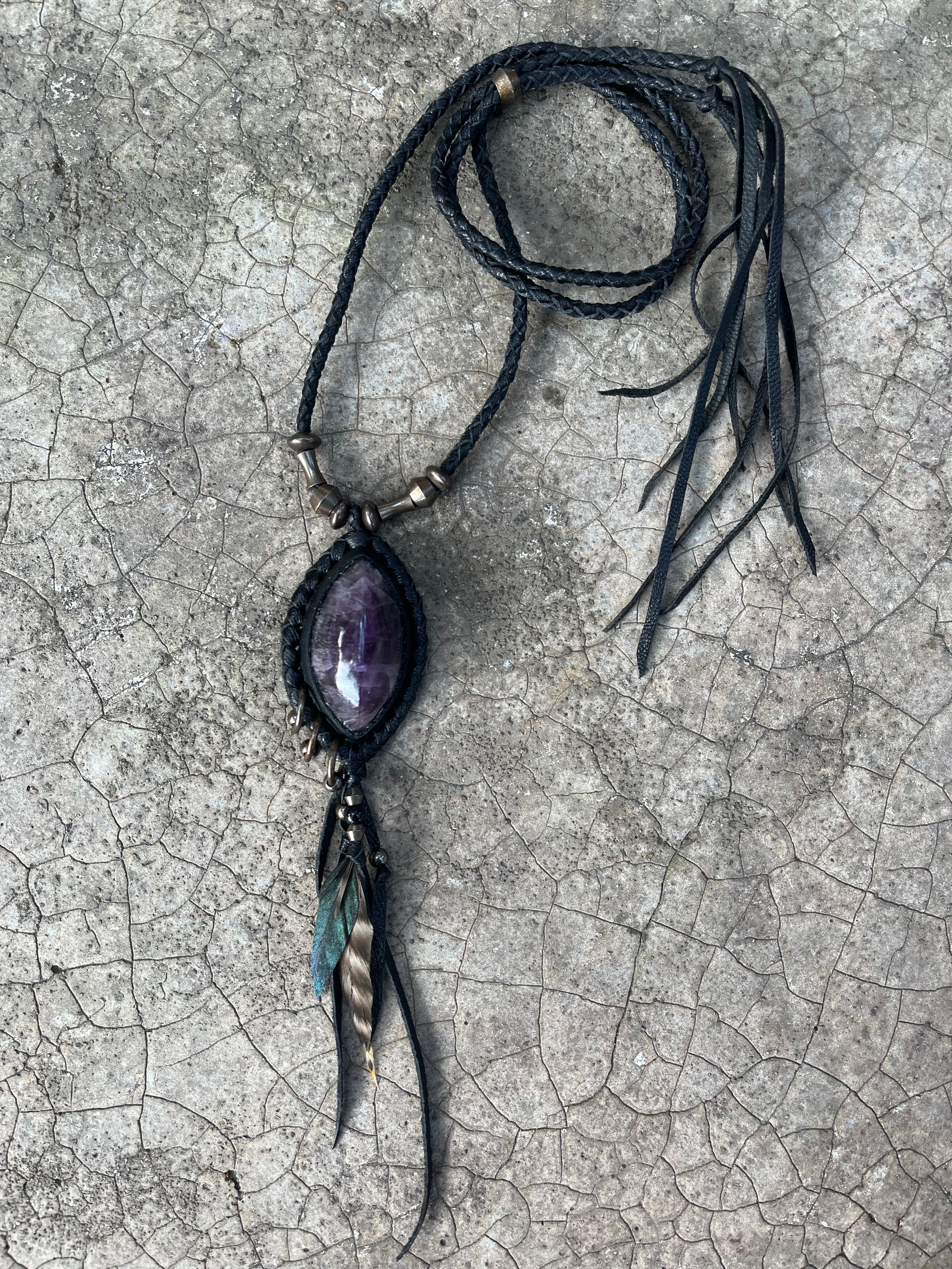 Amethyst necklace #02
