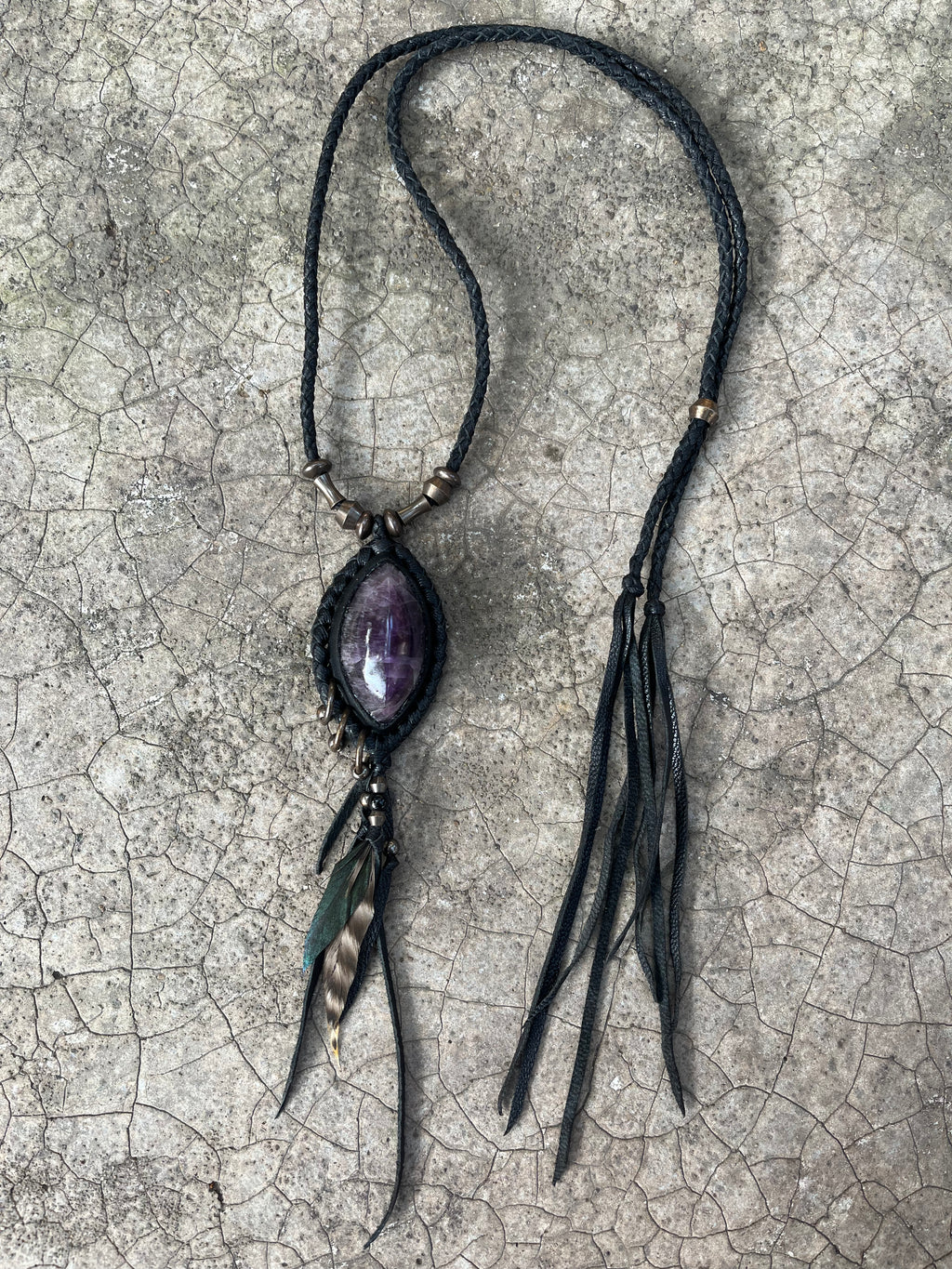 Amethyst necklace #02