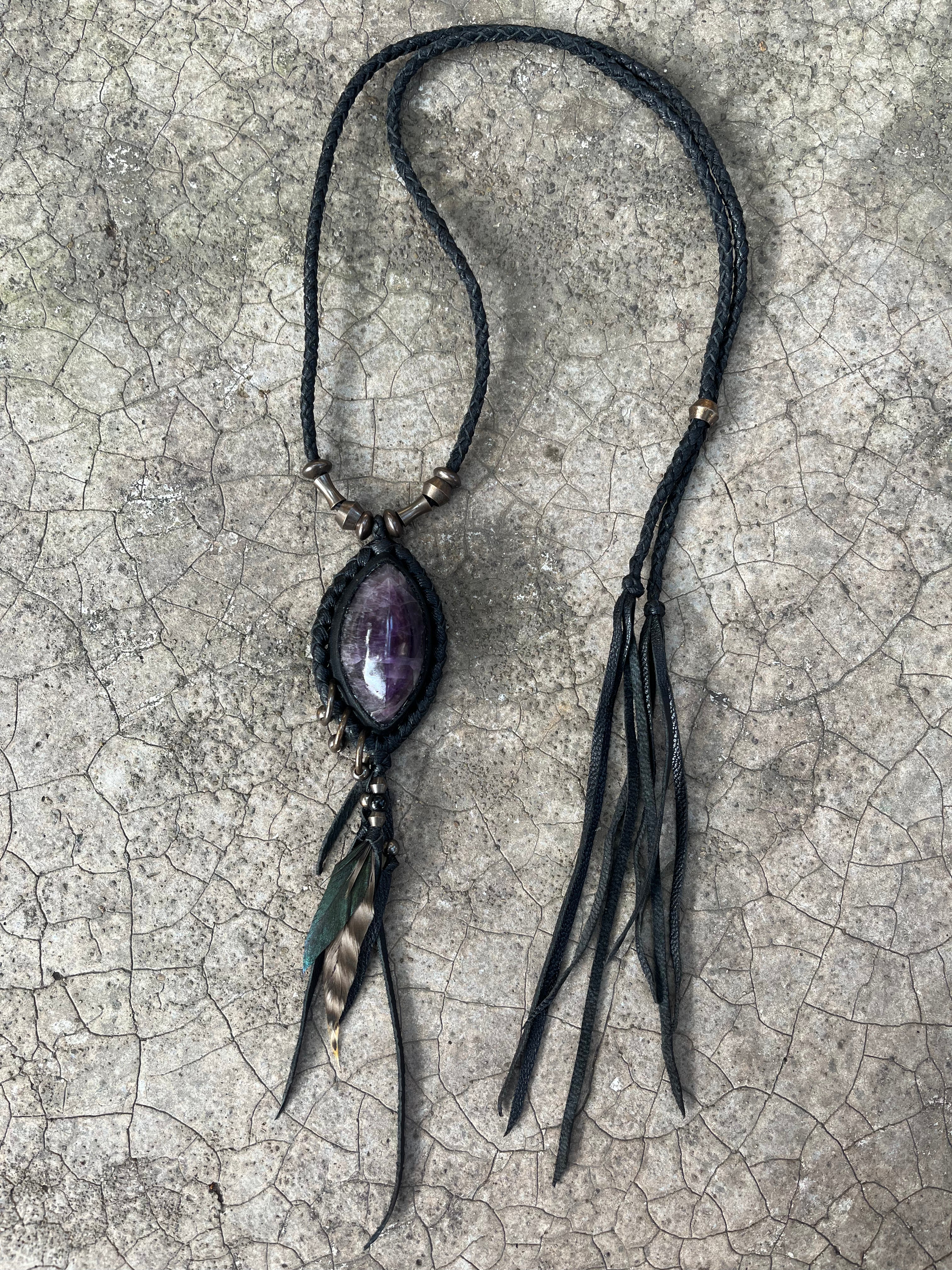 Amethyst necklace #02