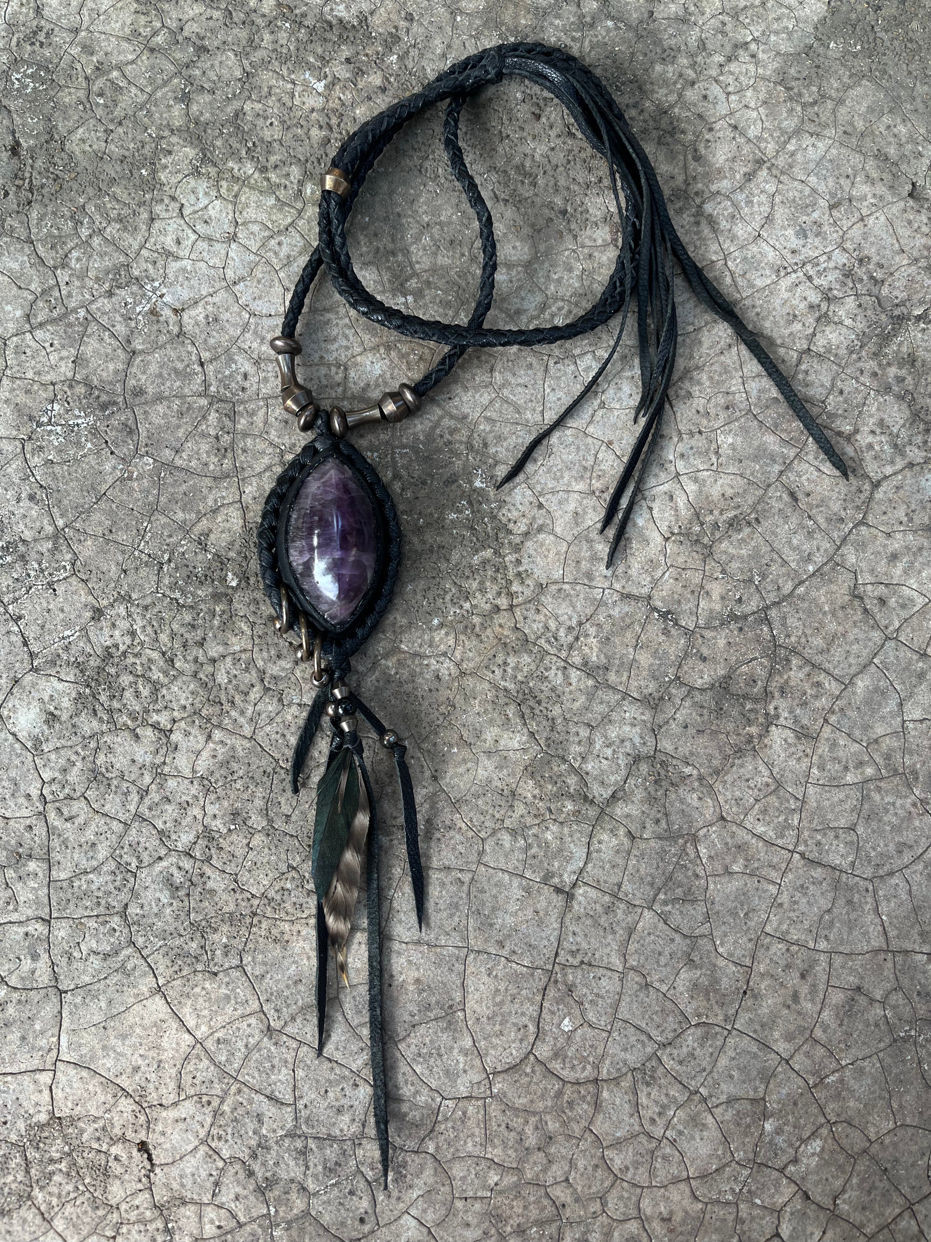 Amethyst necklace #02
