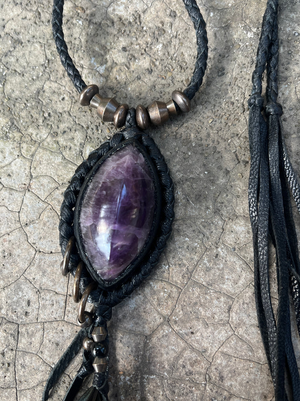 Amethyst necklace #02