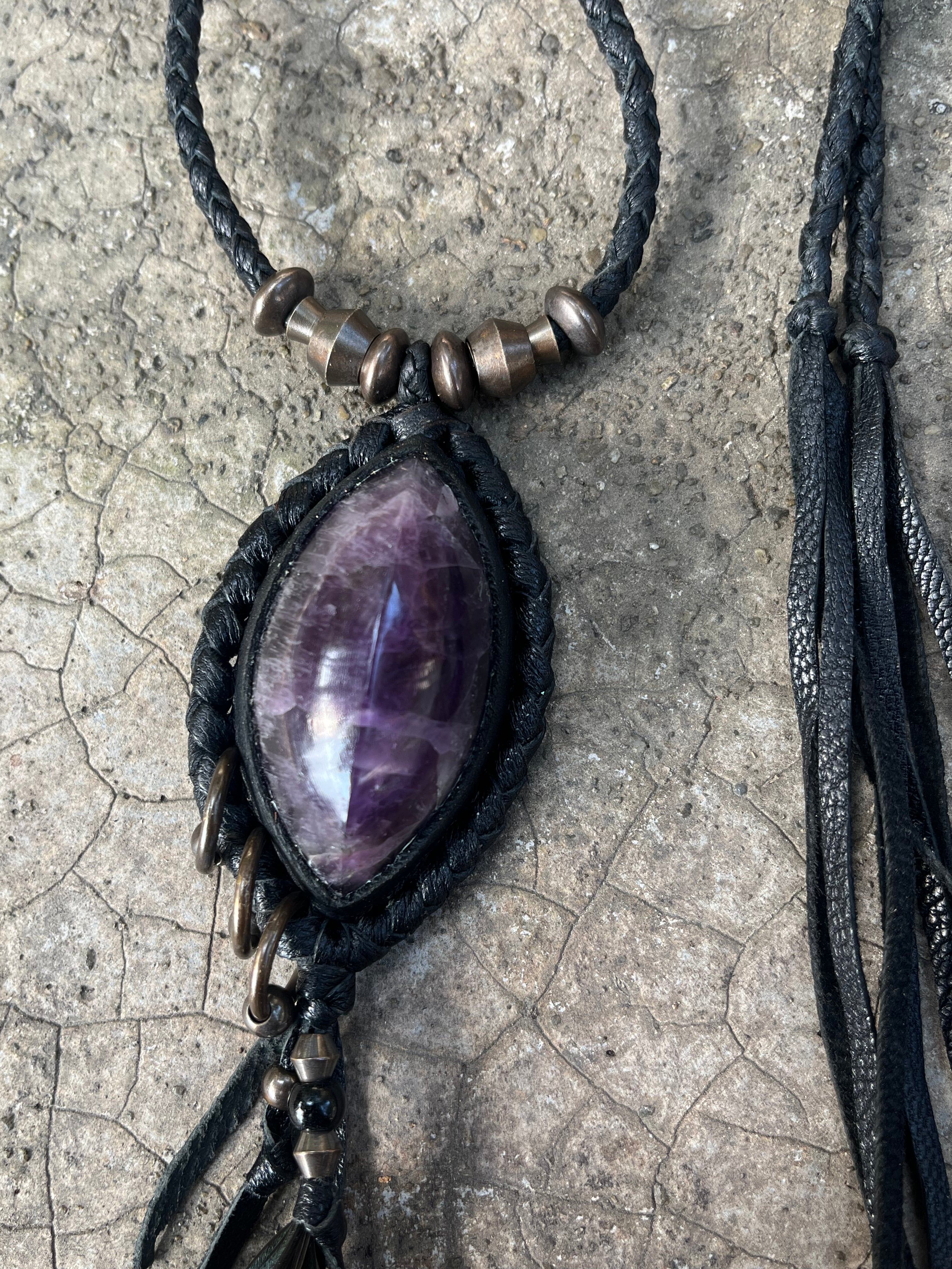 Amethyst necklace #02