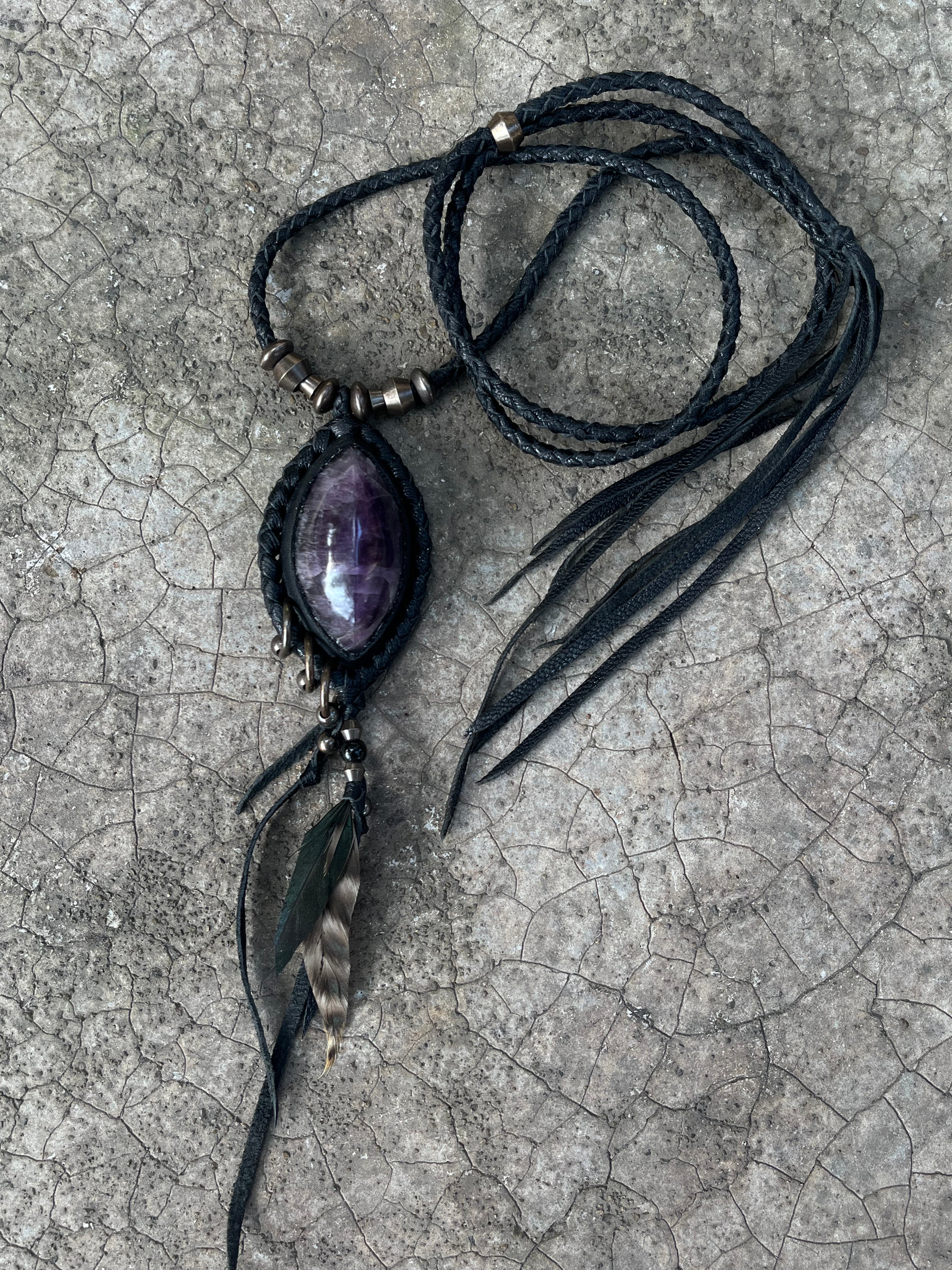 Amethyst necklace #02