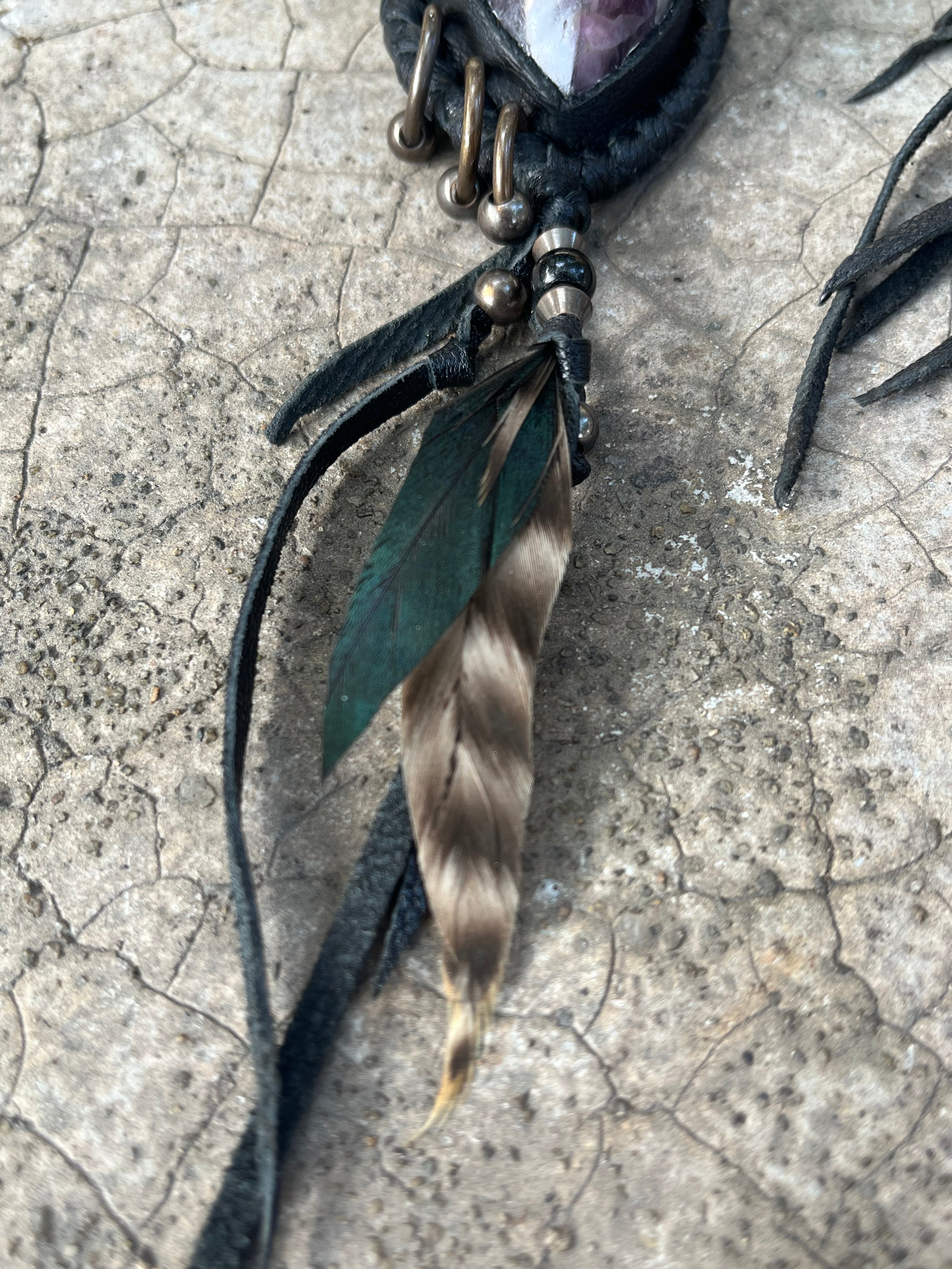 Amethyst necklace #02