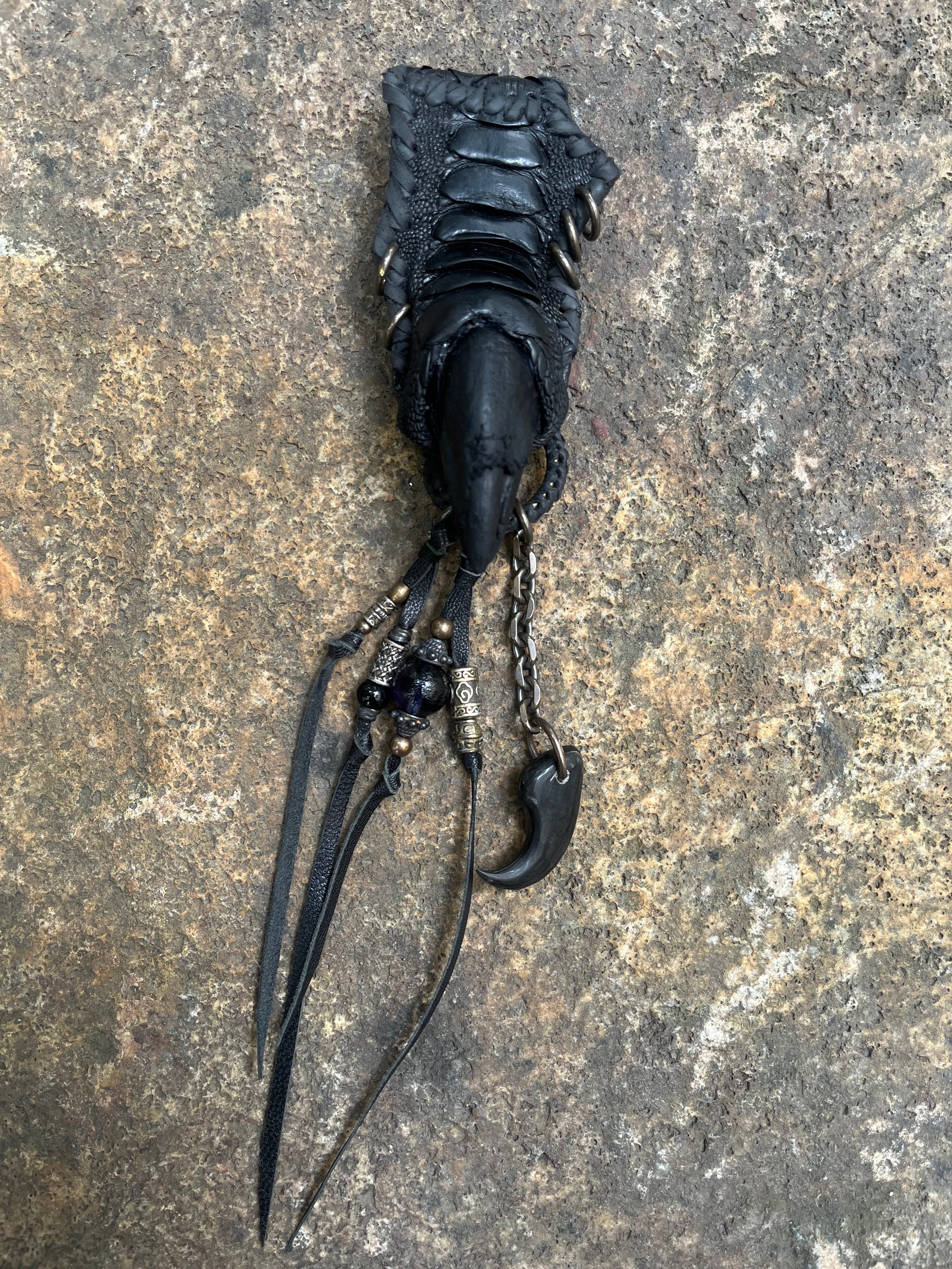 Ostrich Talon Keychain