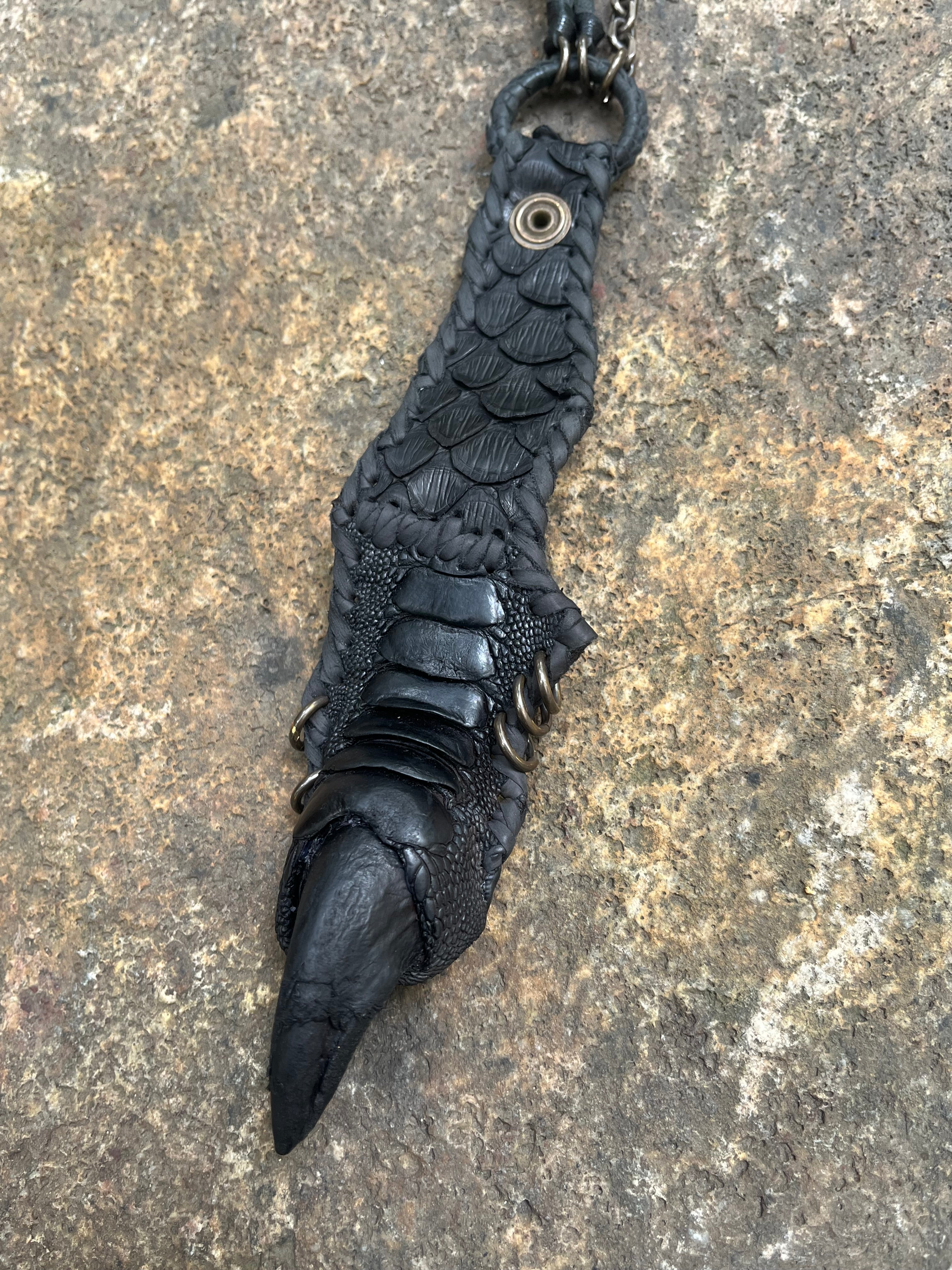 Ostrich Talon Keychain