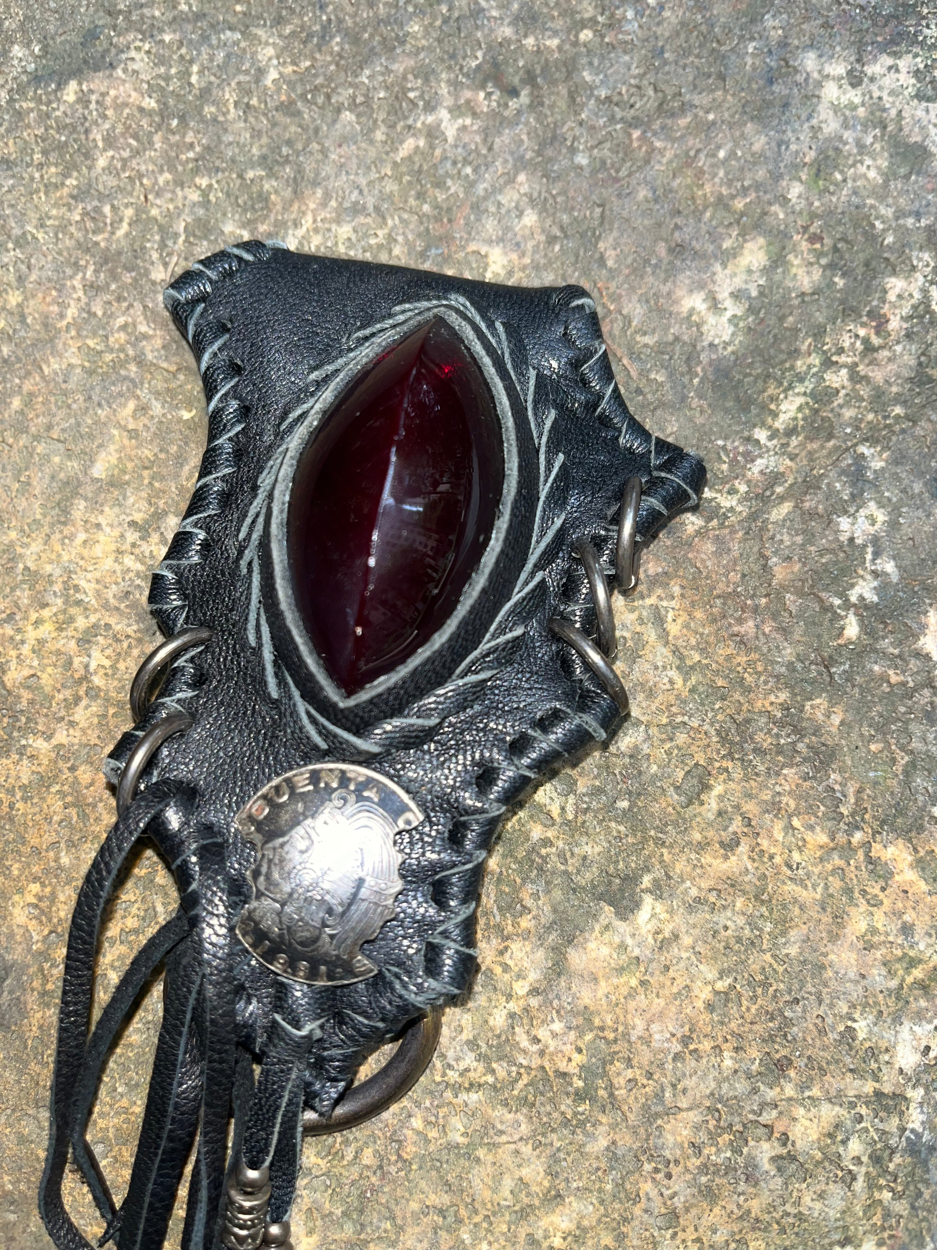 'Eye of Nature' Ruby Keychain