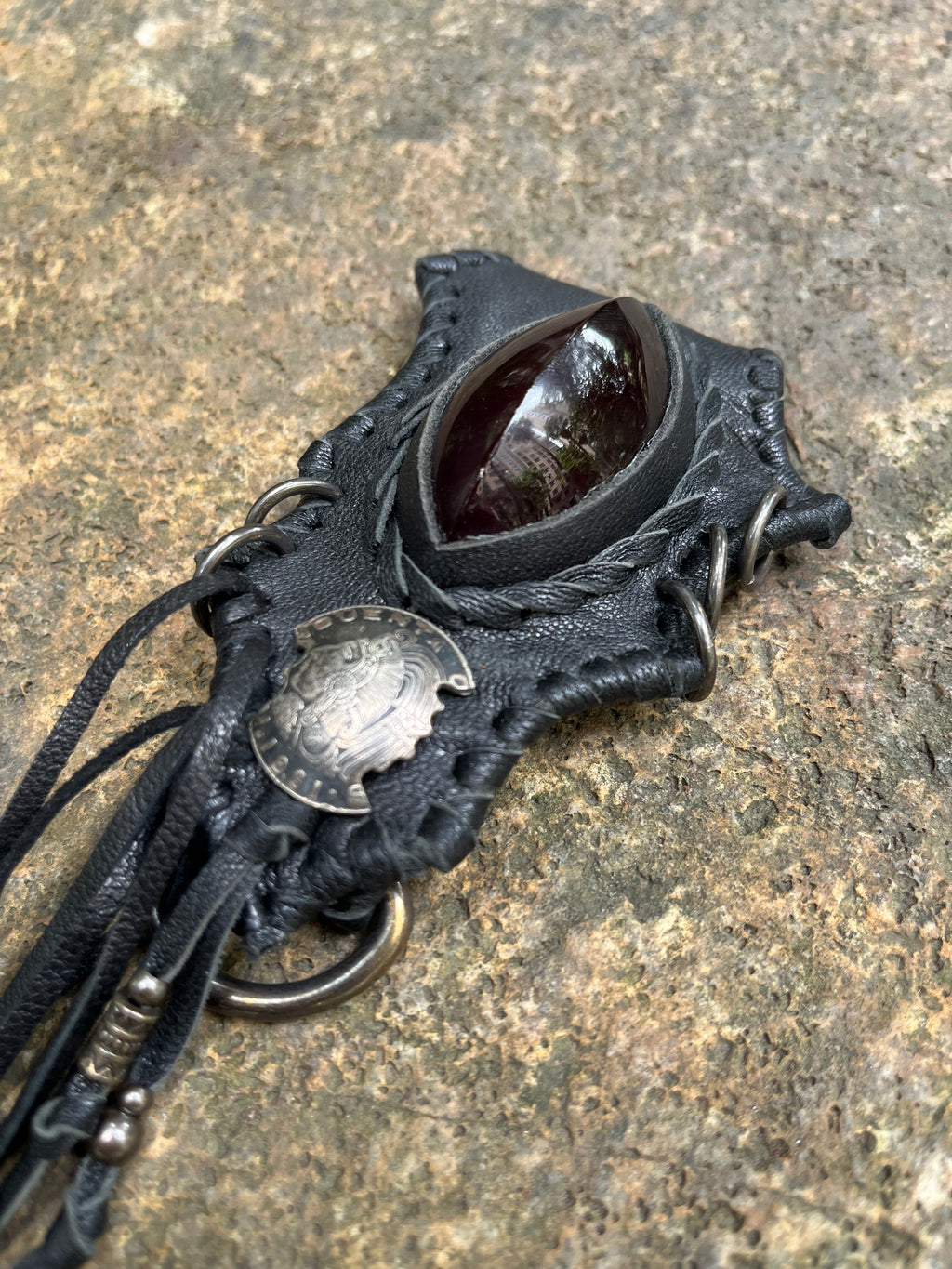 'Eye of Nature' Ruby Keychain