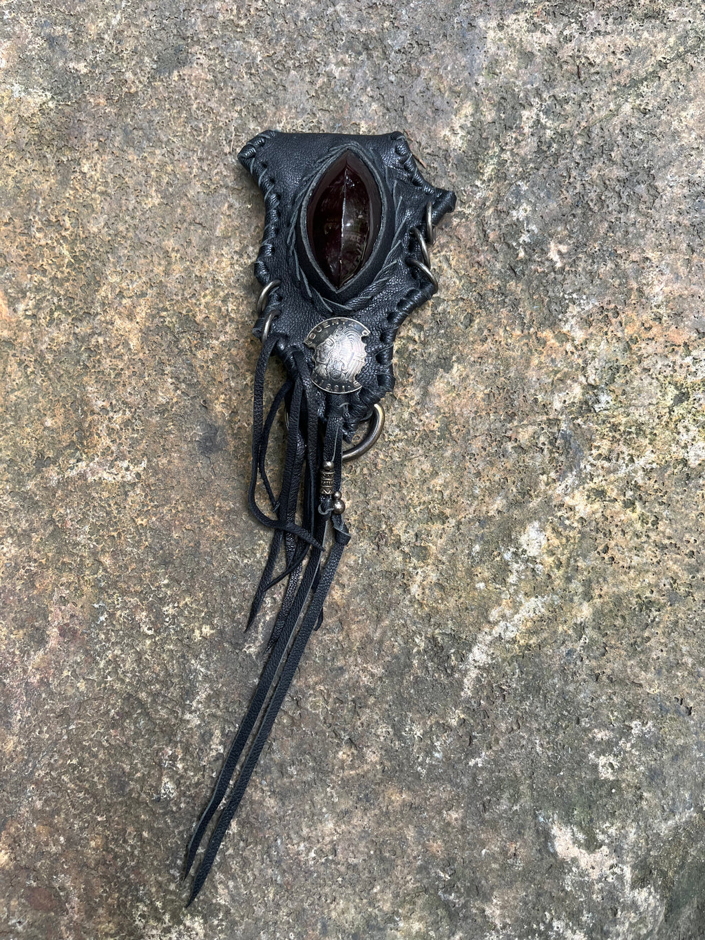 'Eye of Nature' Ruby Keychain