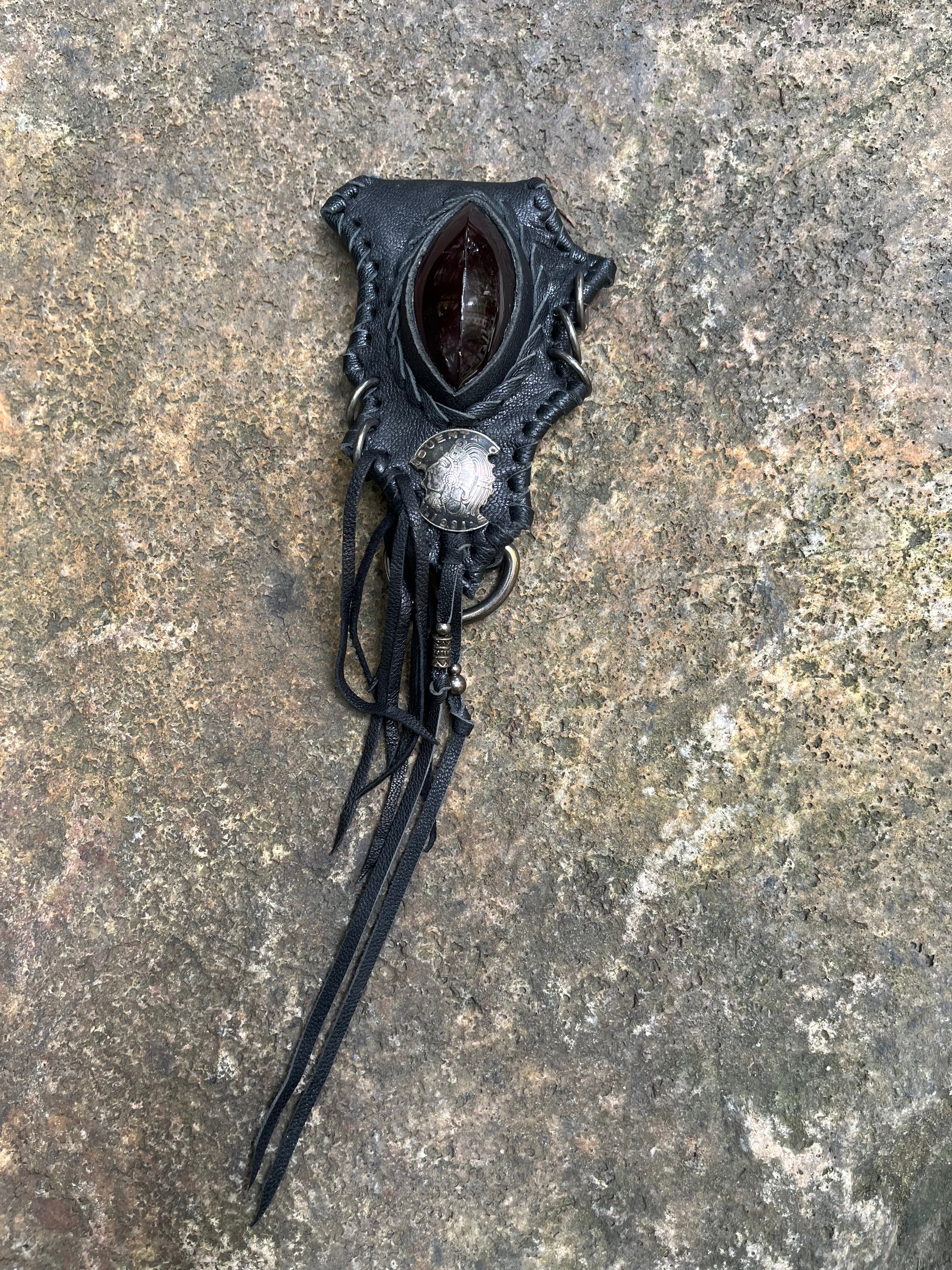 'Eye of Nature' Ruby Keychain