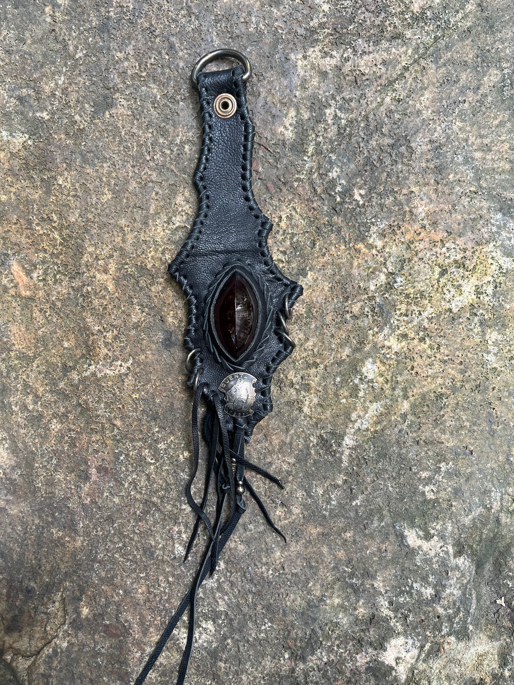 'Eye of Nature' Ruby Keychain