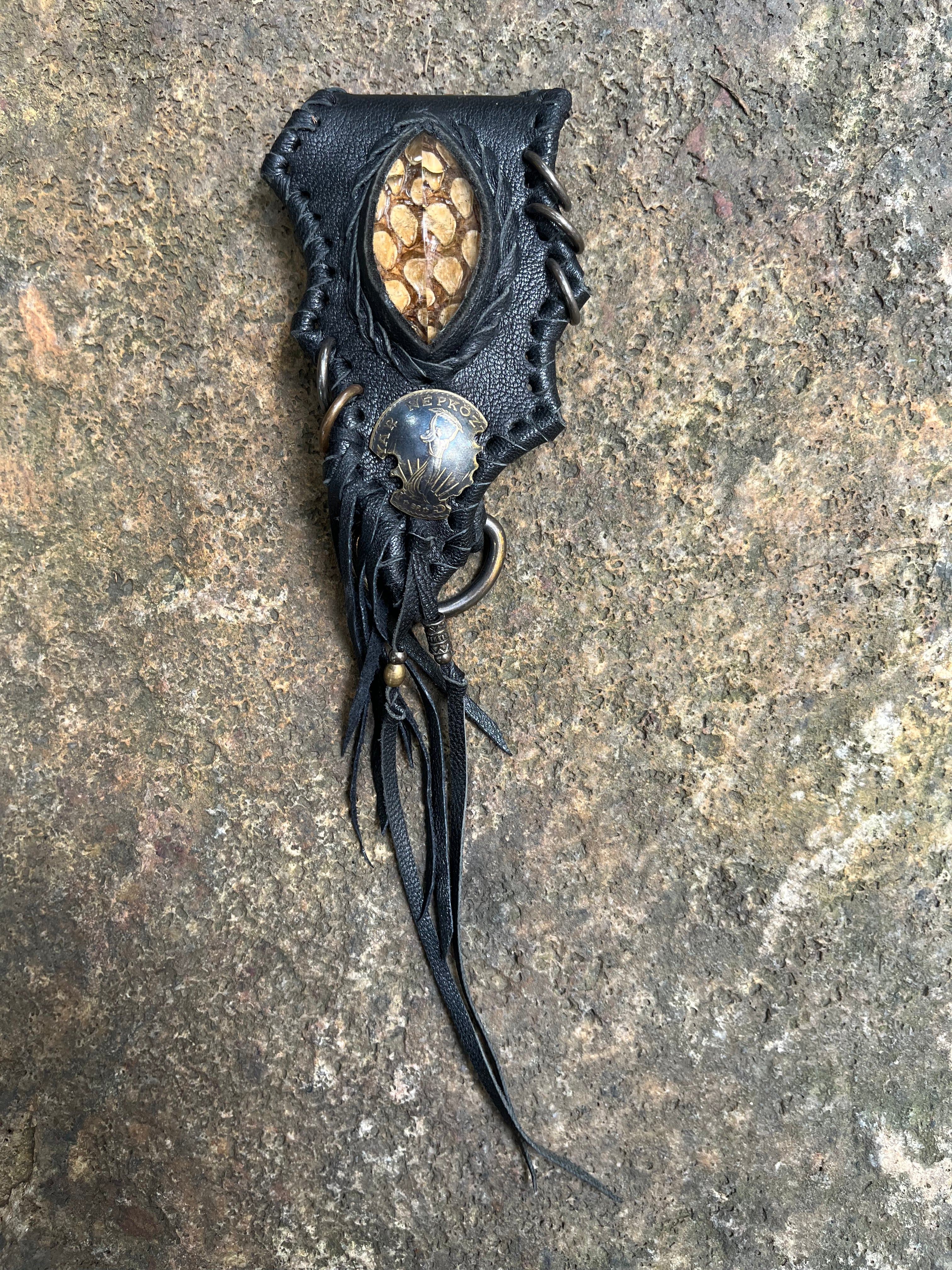 ‘Eye of Nature' Clear Quartz Keychain