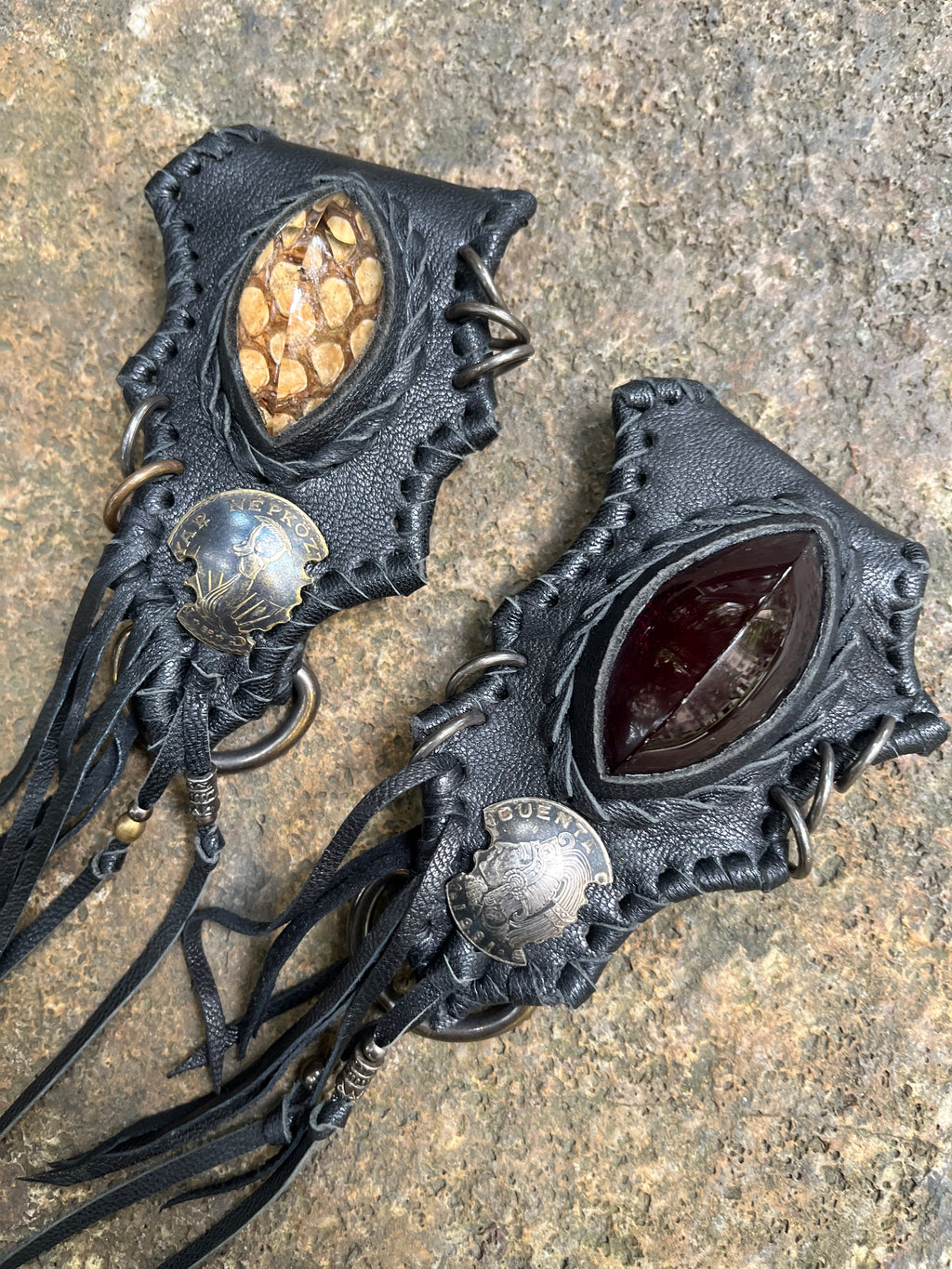 ‘Eye of Nature' Clear Quartz Keychain